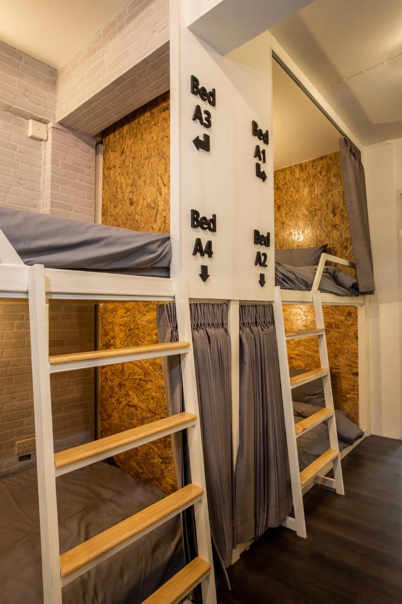 bunk bed, Bed in My Way Hostel Chiang Mai