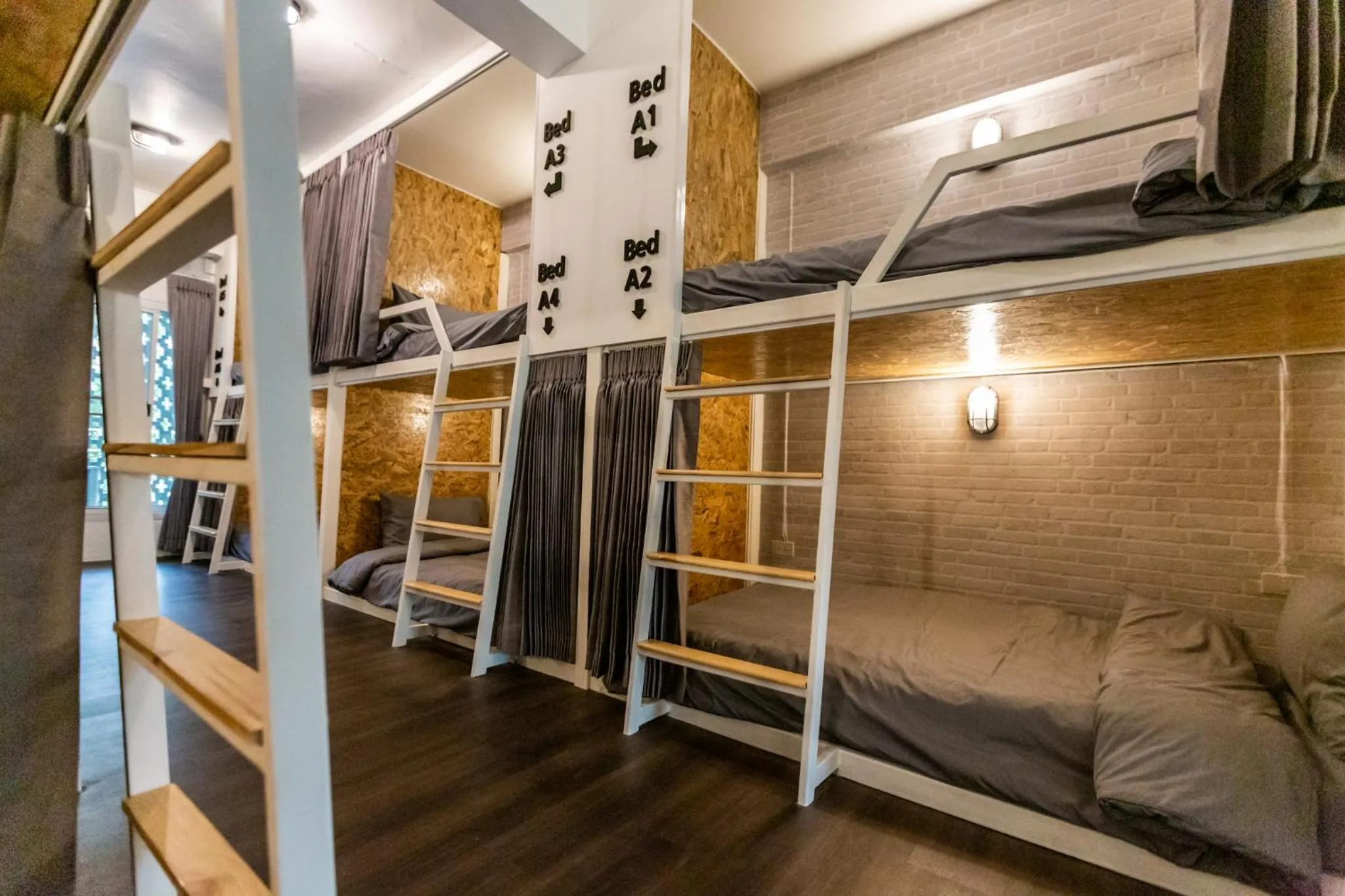 bunk bed, Bed in My Way Hostel Chiang Mai