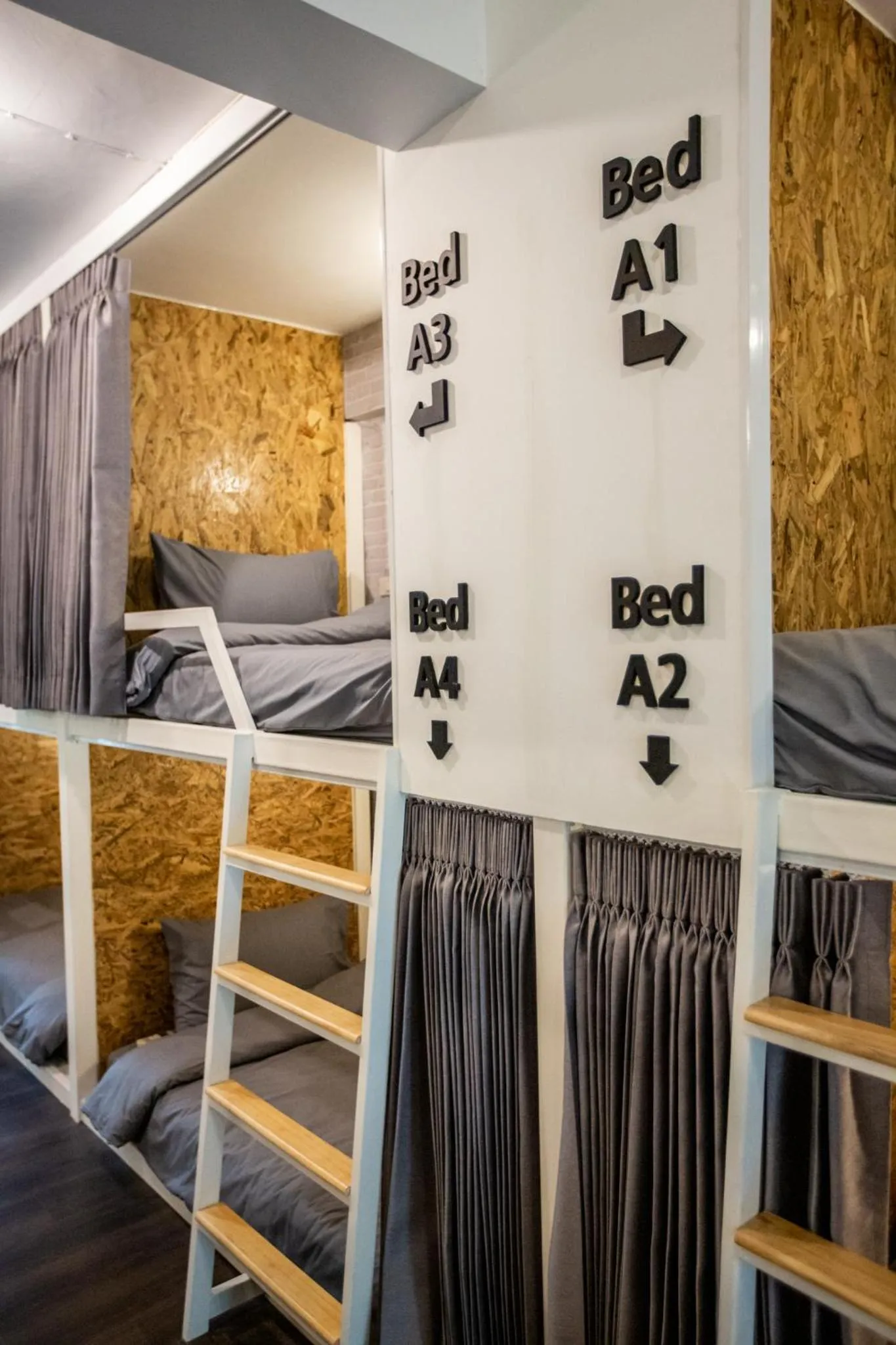 bunk bed, Bed in My Way Hostel Chiang Mai