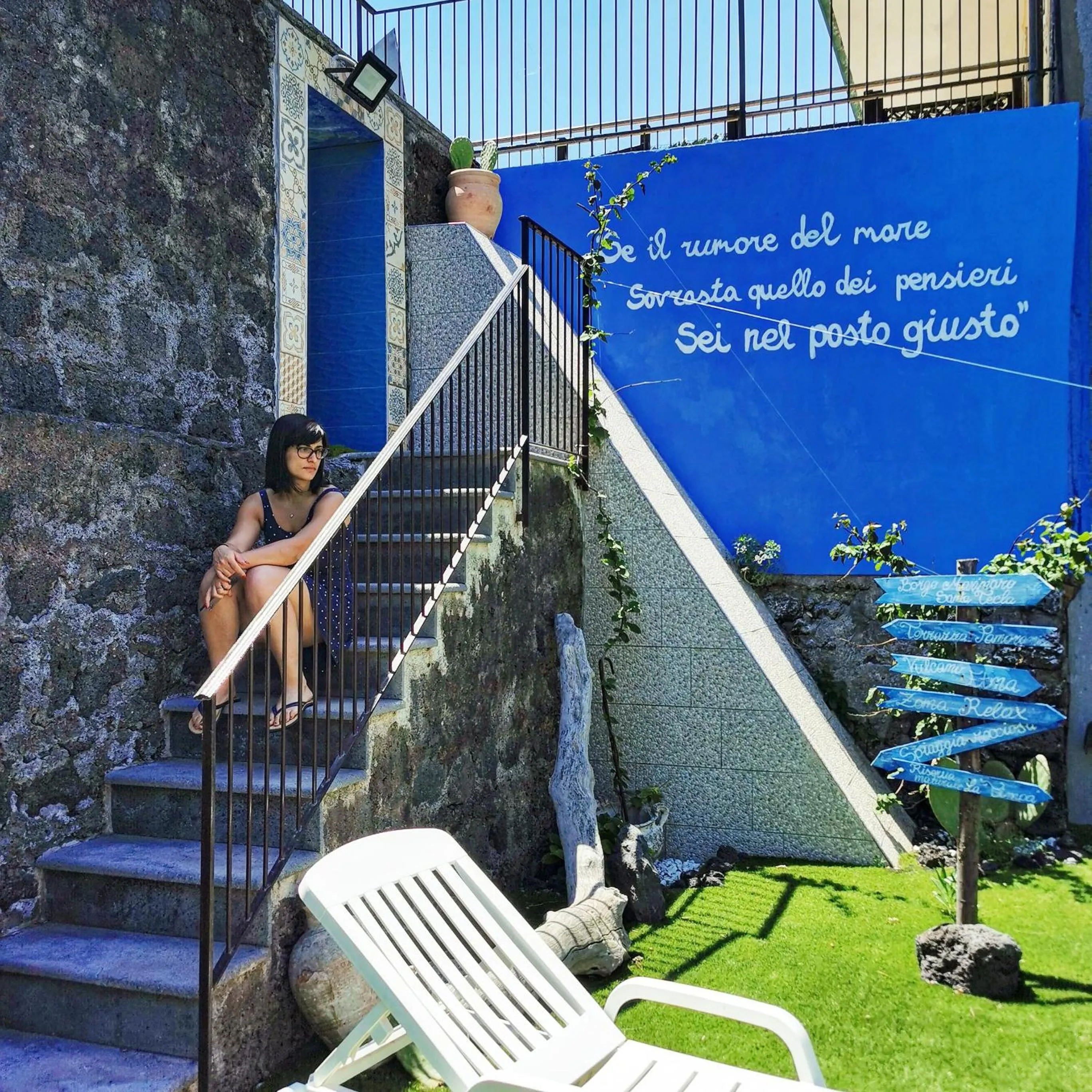 Garden view in Made in Sicily Santa Tecla