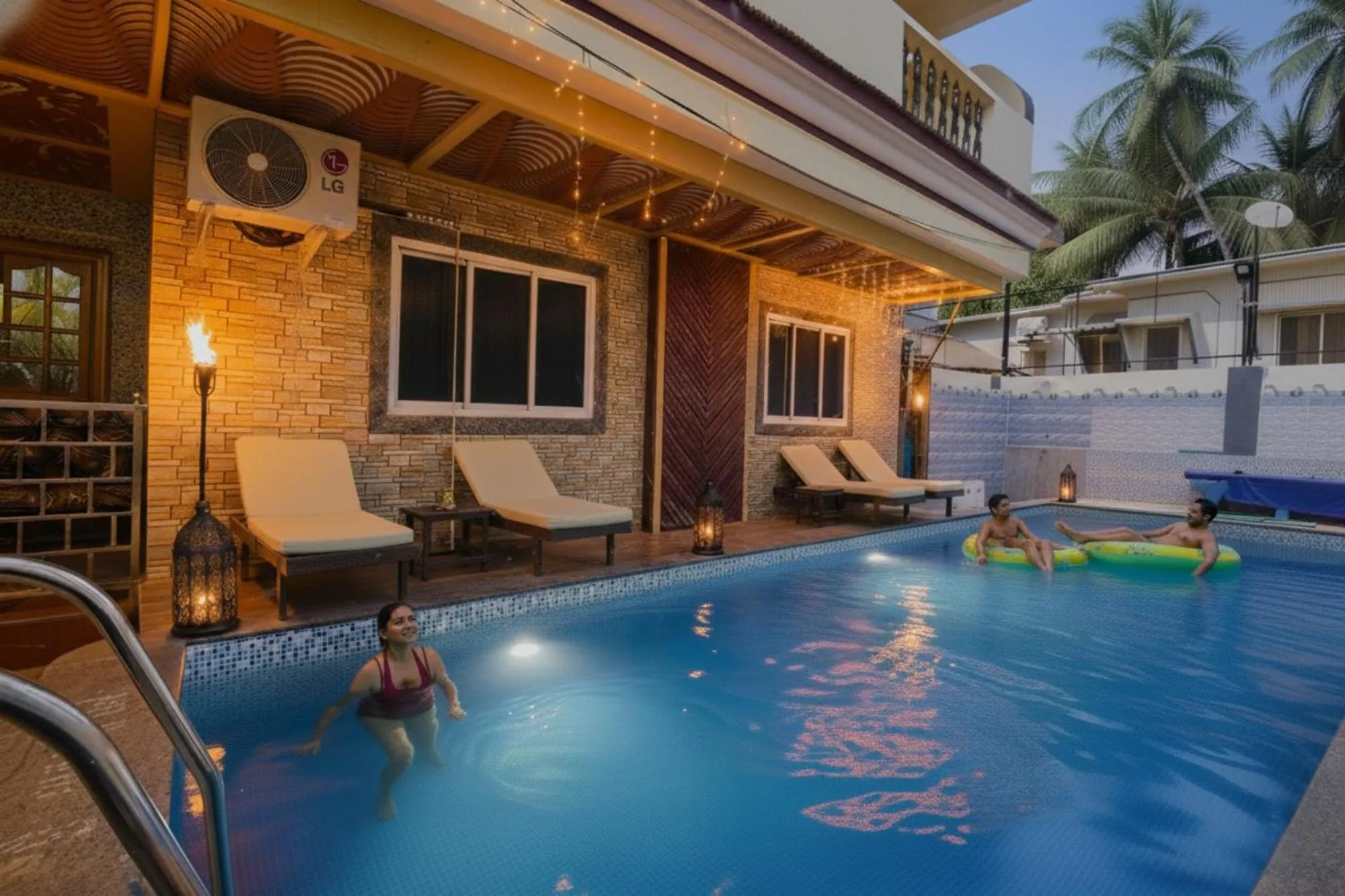 Swimming pool in FabHotel Benz Destination - 700m Candolim Beach