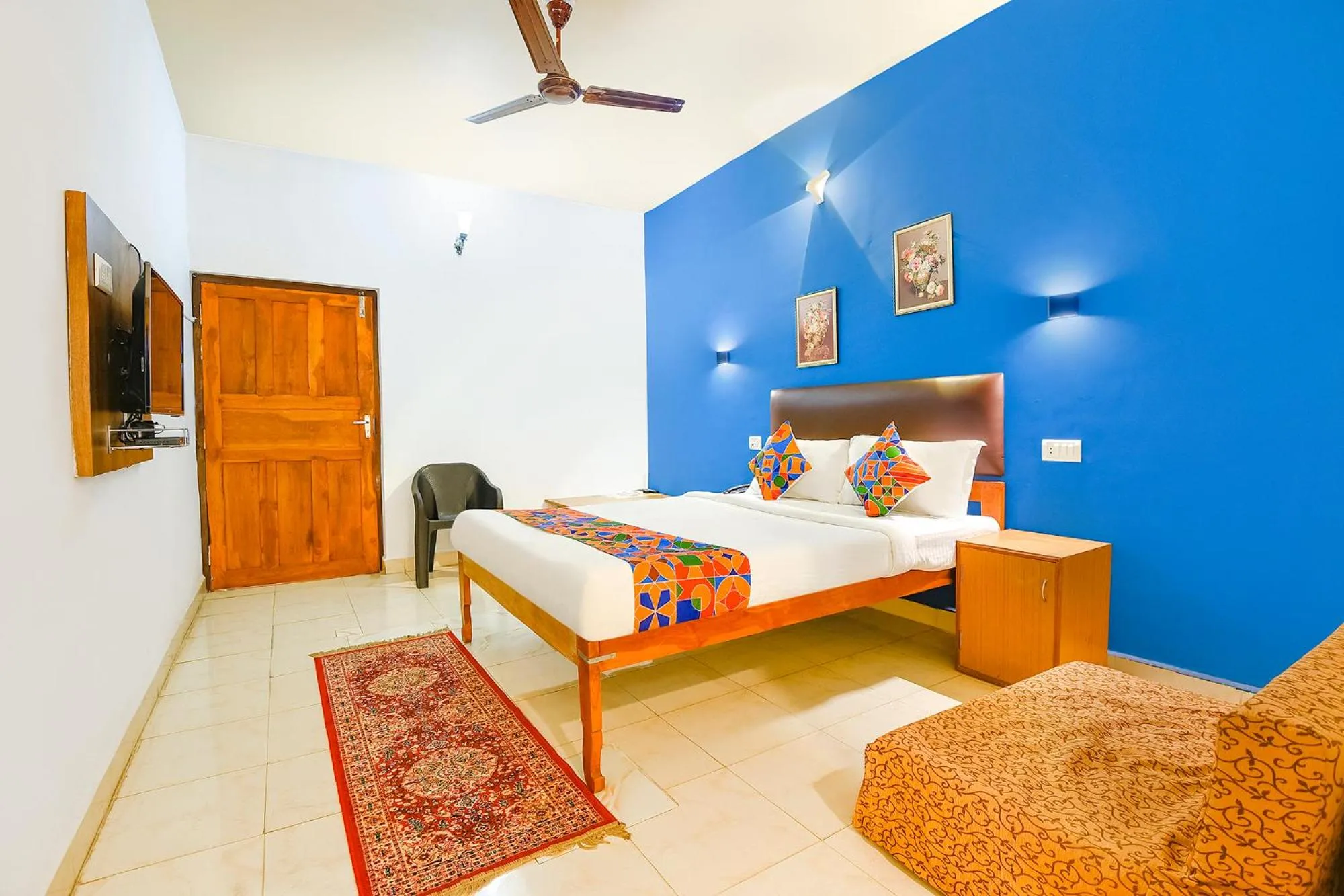 Bed in FabHotel Benz Destination - 700m Candolim Beach