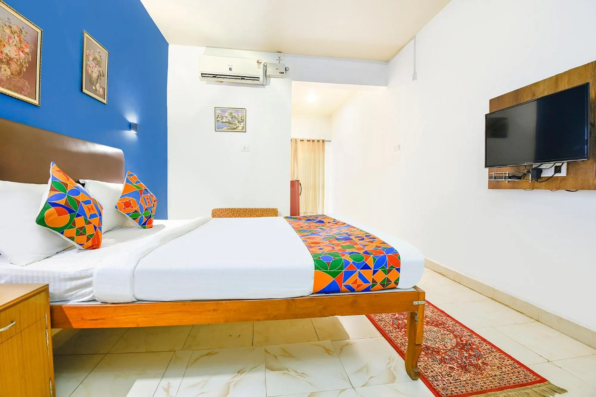 Bed in FabHotel Benz Destination - 700m Candolim Beach