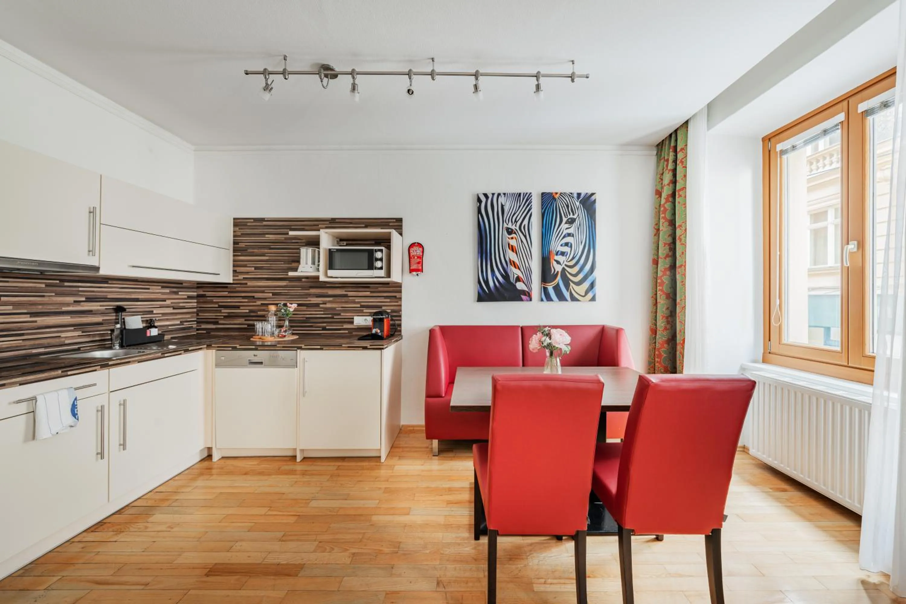 Dining area in Serviced Apartments Josefstadt City