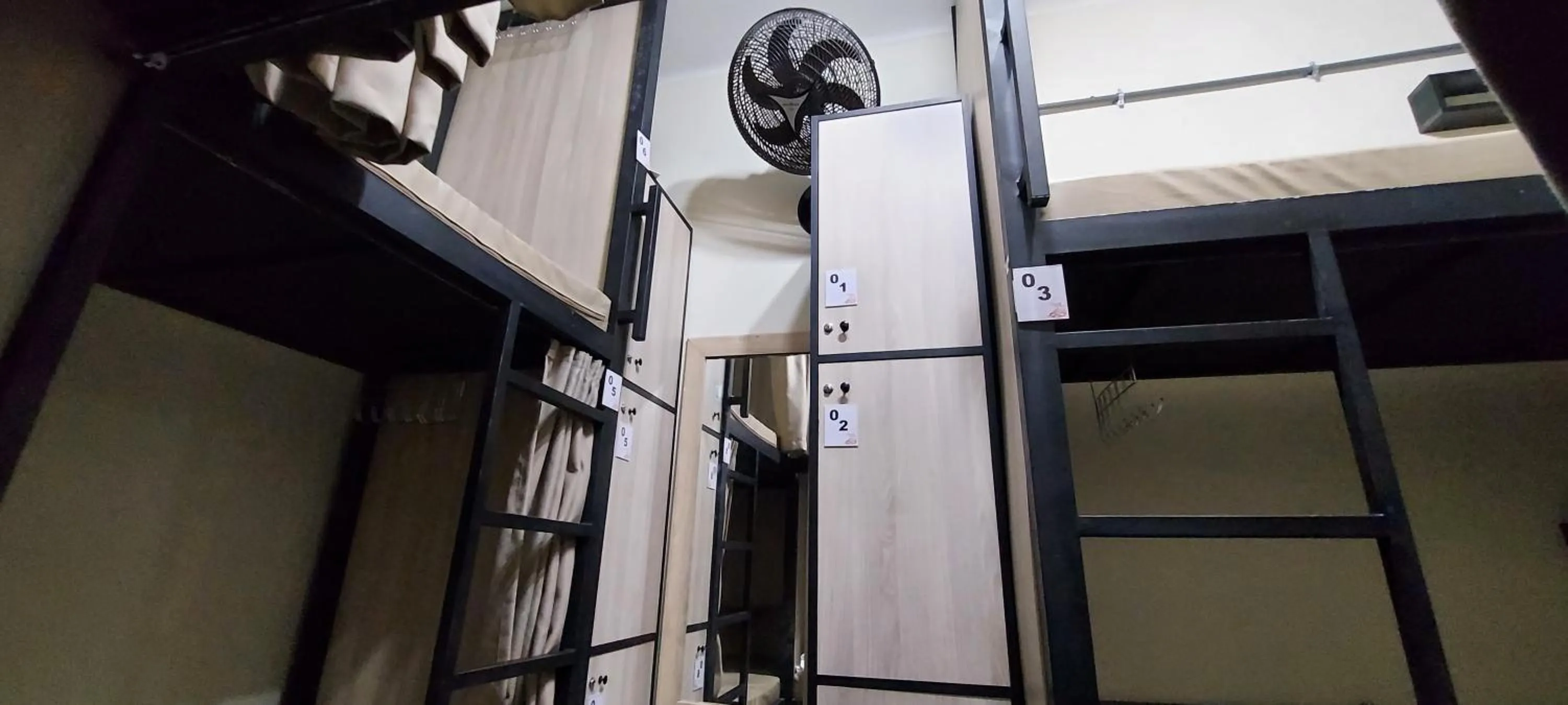 fireplace in Hostel Leblon