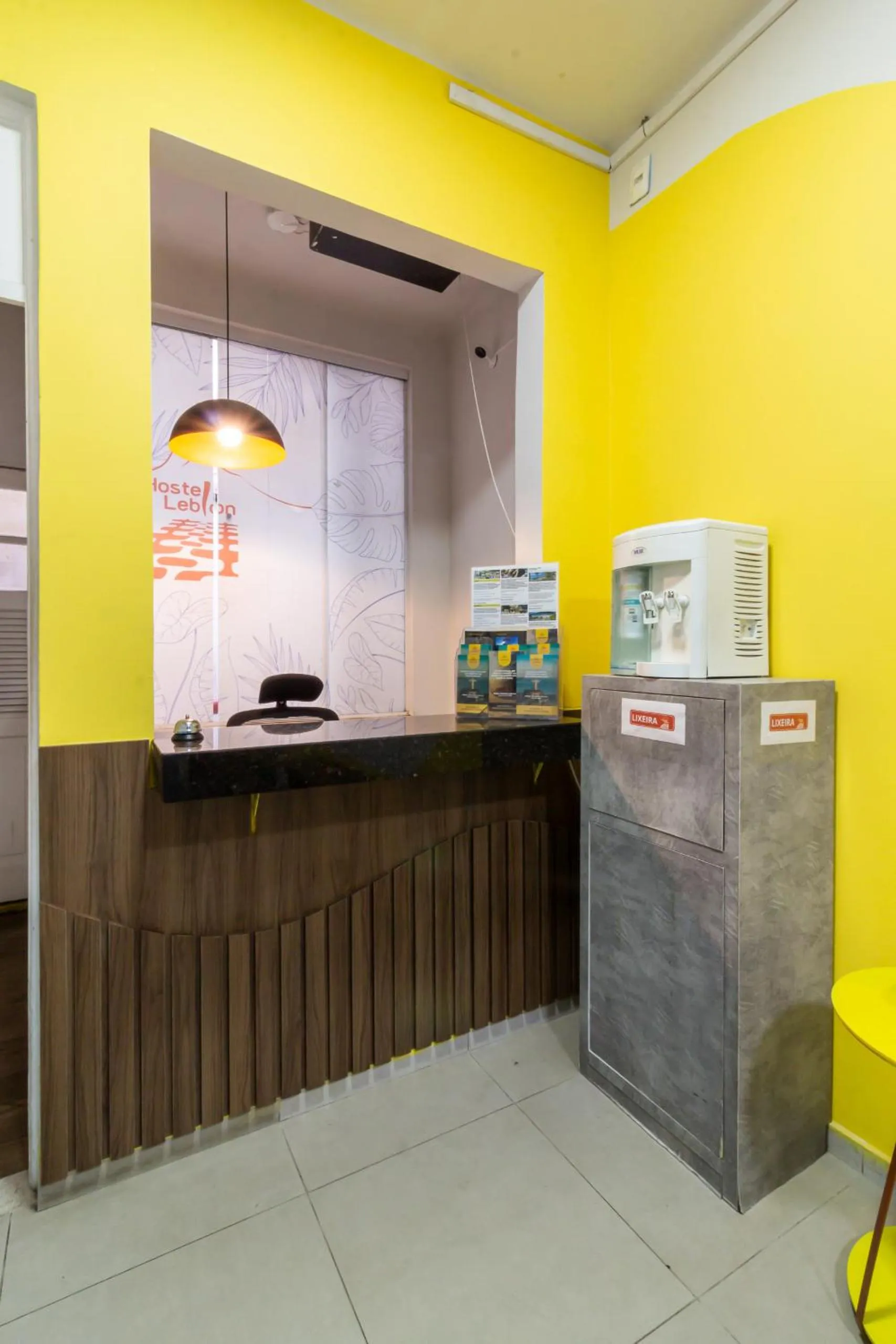 Lobby or reception in Hostel Leblon