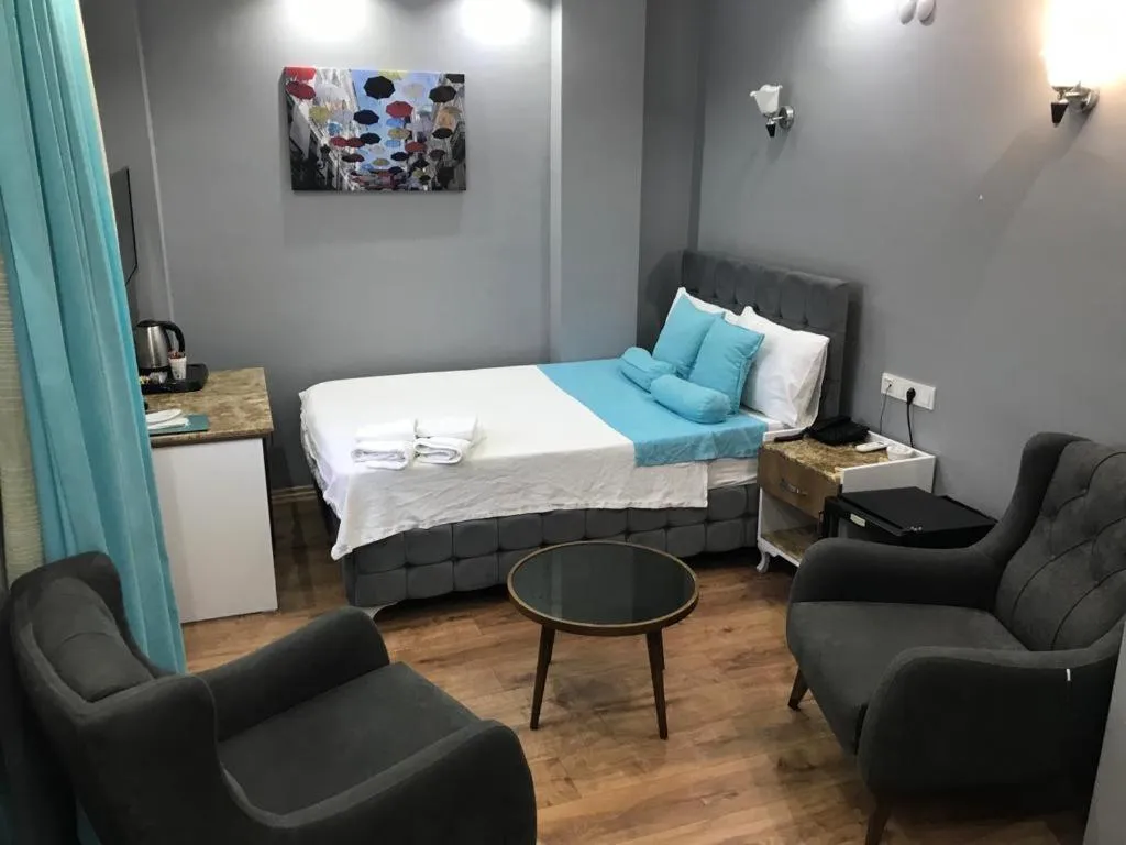 Bed in Grand Atakum Boutıque Hotel