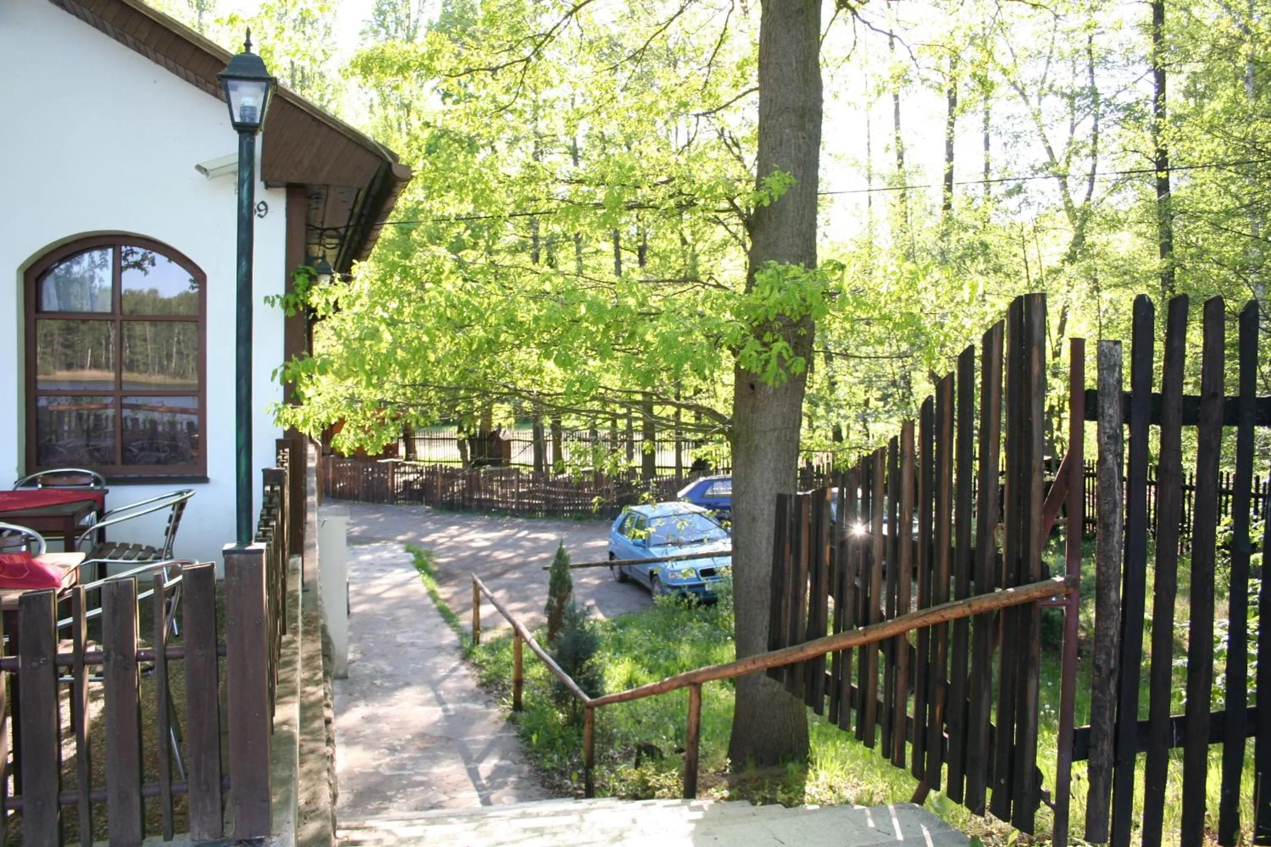 Garden in Lovecký hotel Jívák