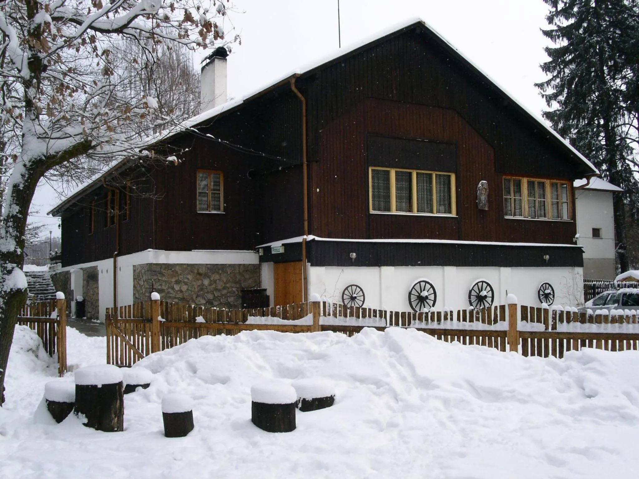 Winter in Lovecký hotel Jívák