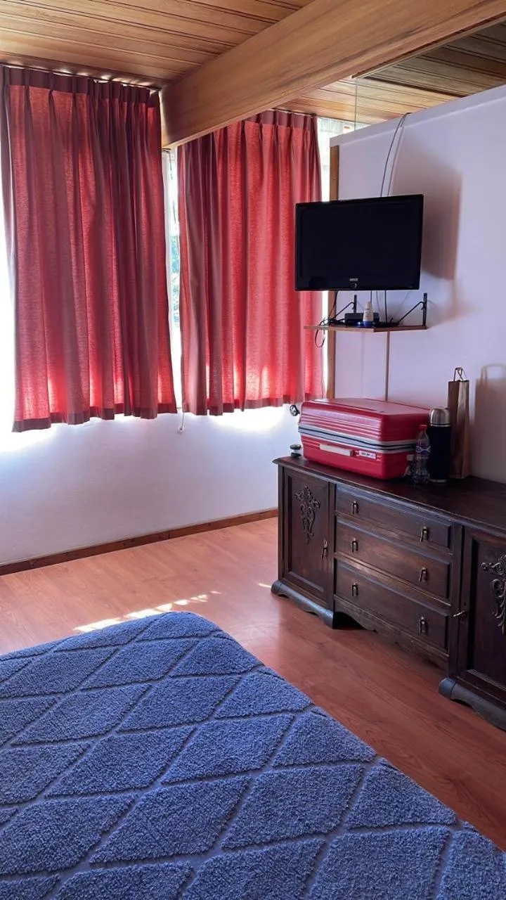 Bed in Hosteria La Chacra Moto Friendly