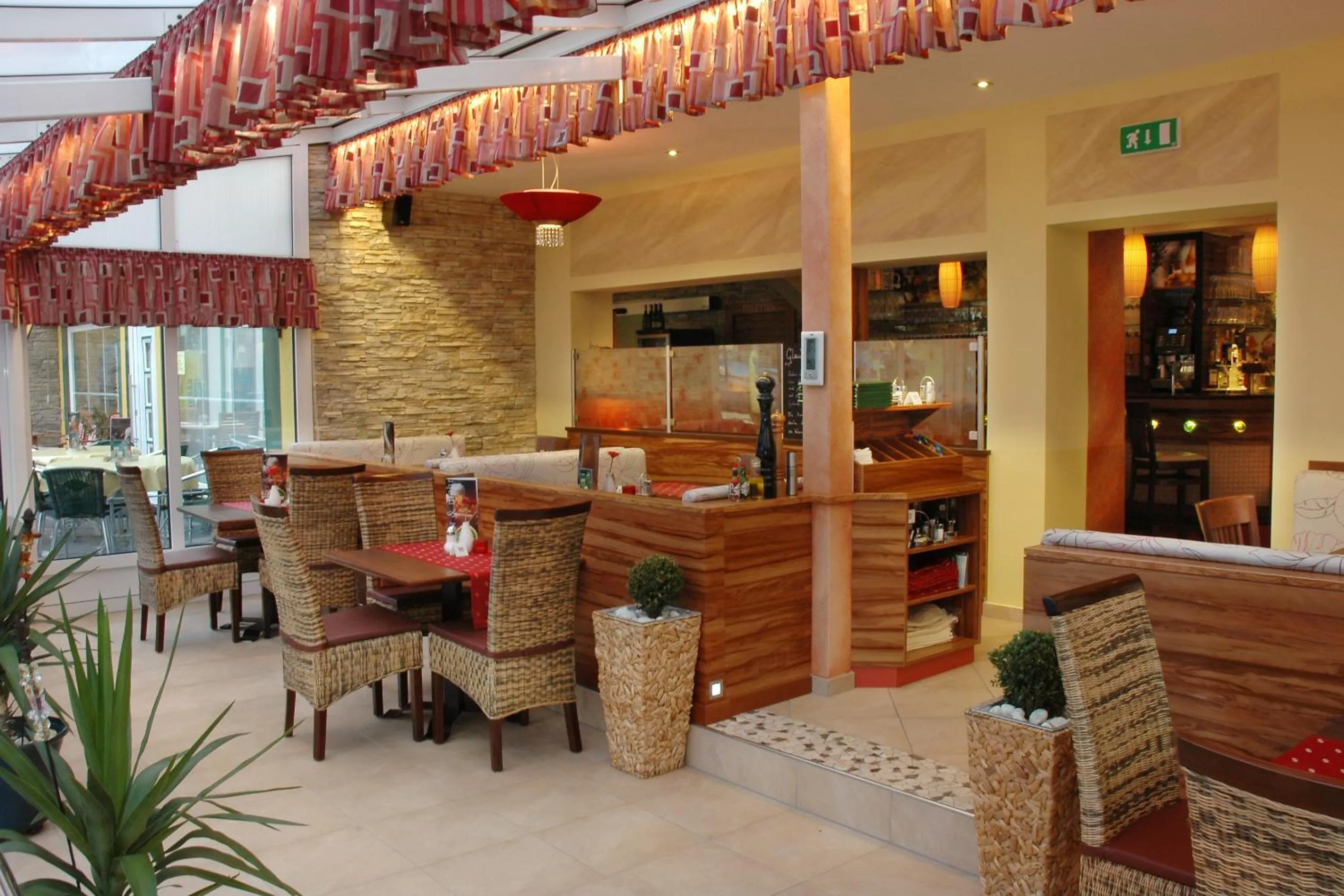 Lounge or bar in Gästehaus Krappinger/Pizzeria Mamma Mia