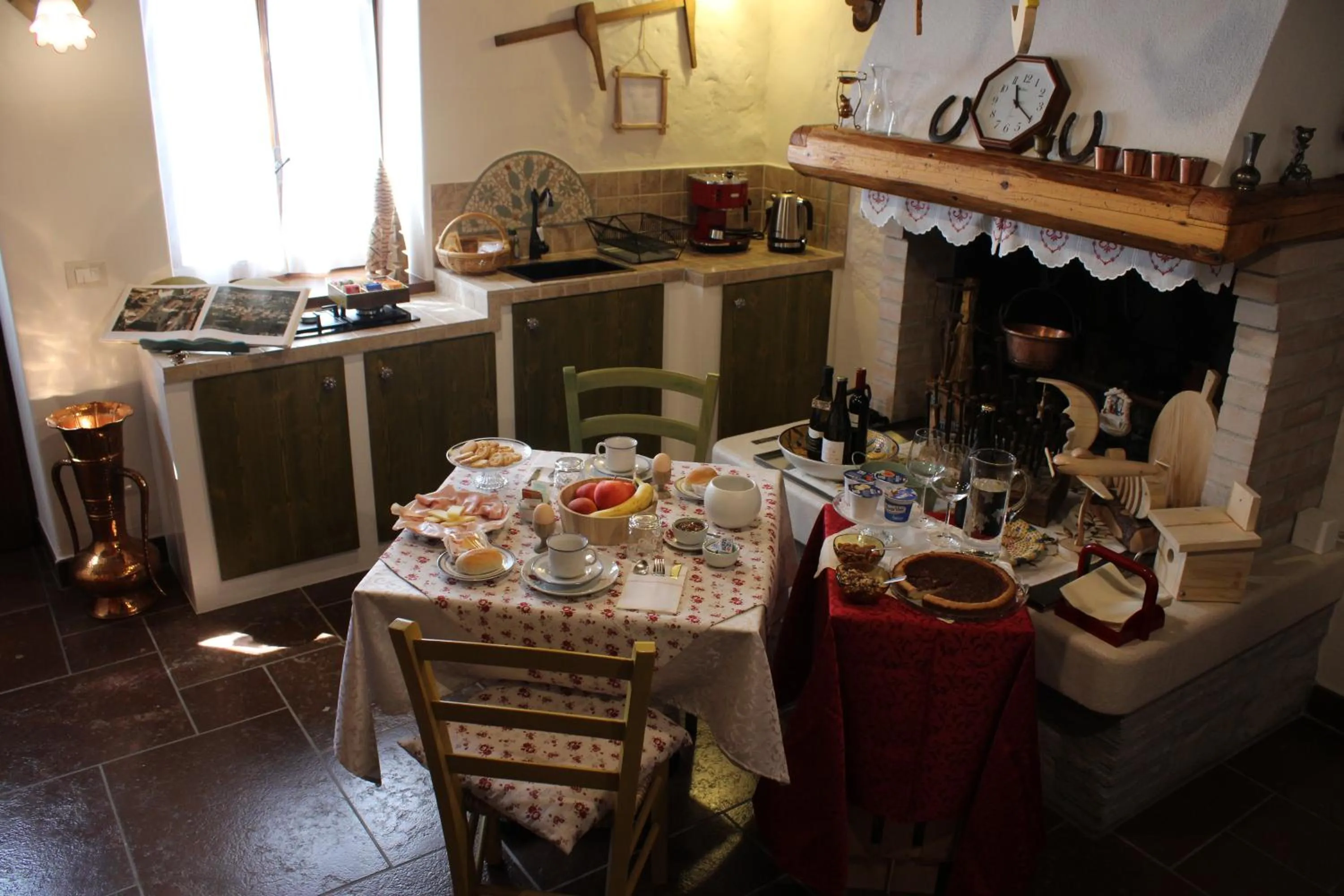 Food and drinks in Giuliva B&B