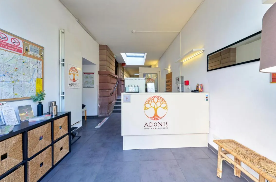 Lobby or reception in Adonis Hotel Strasbourg