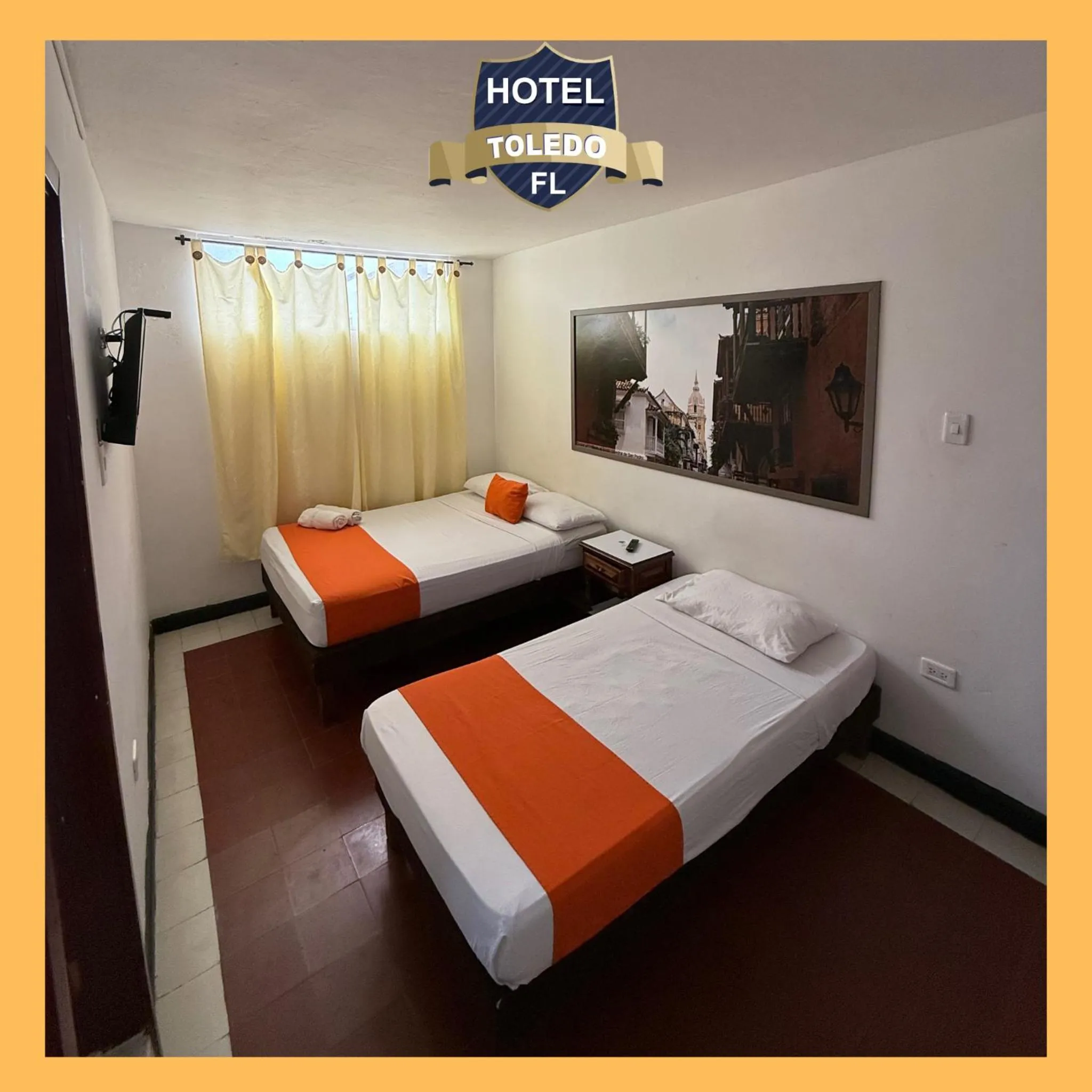 Bed in Hotel Toledo FL