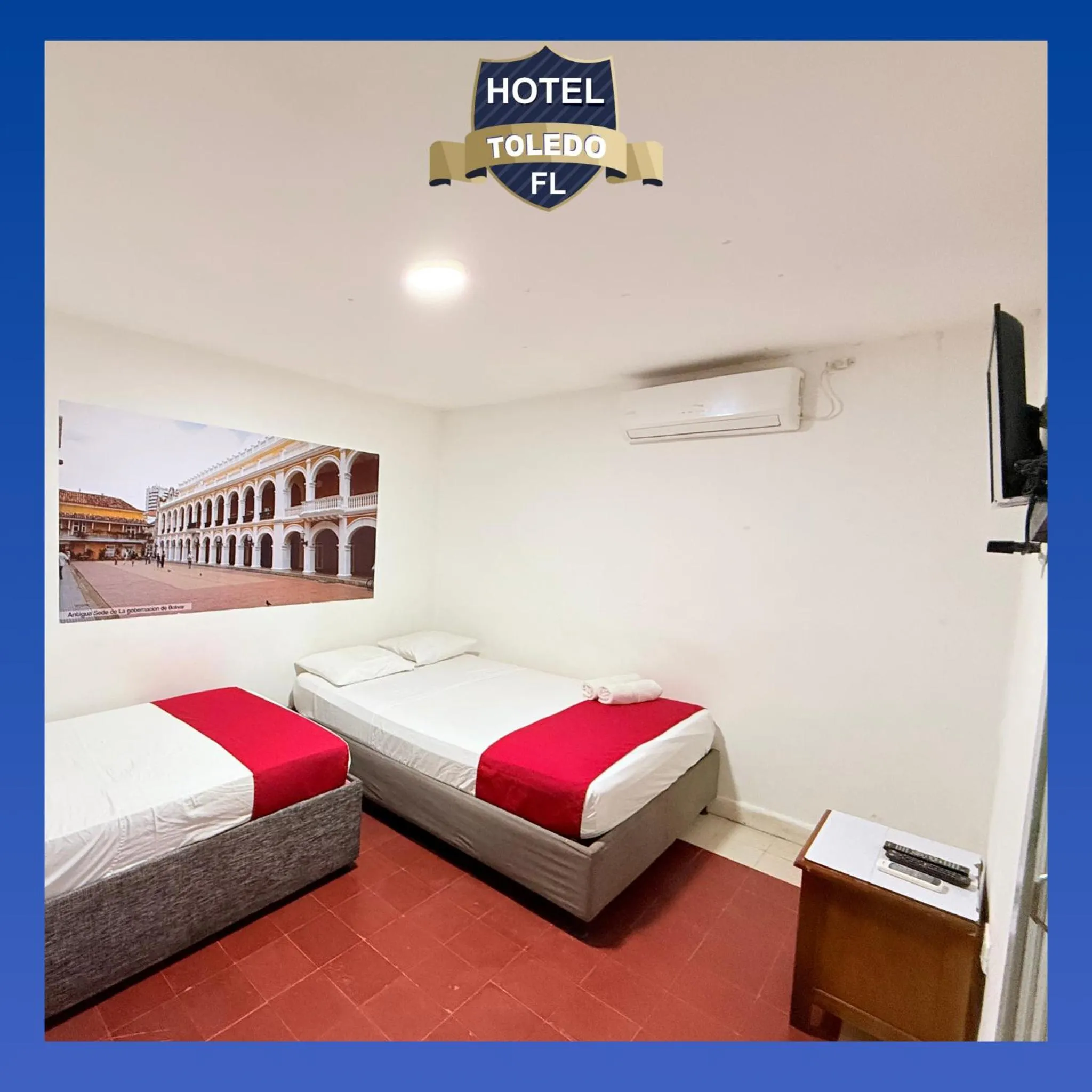 Bed in Hotel Toledo FL