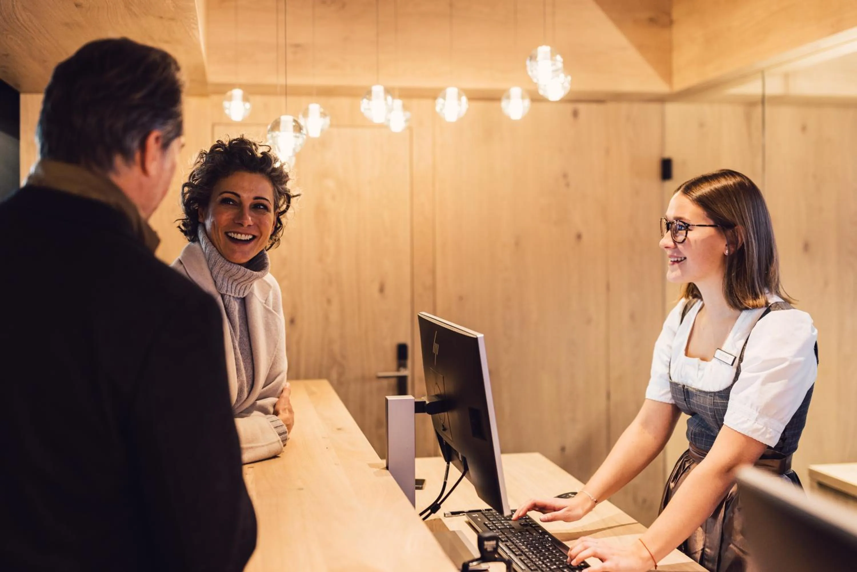 Lobby or reception in Hotel Schöne Aussicht