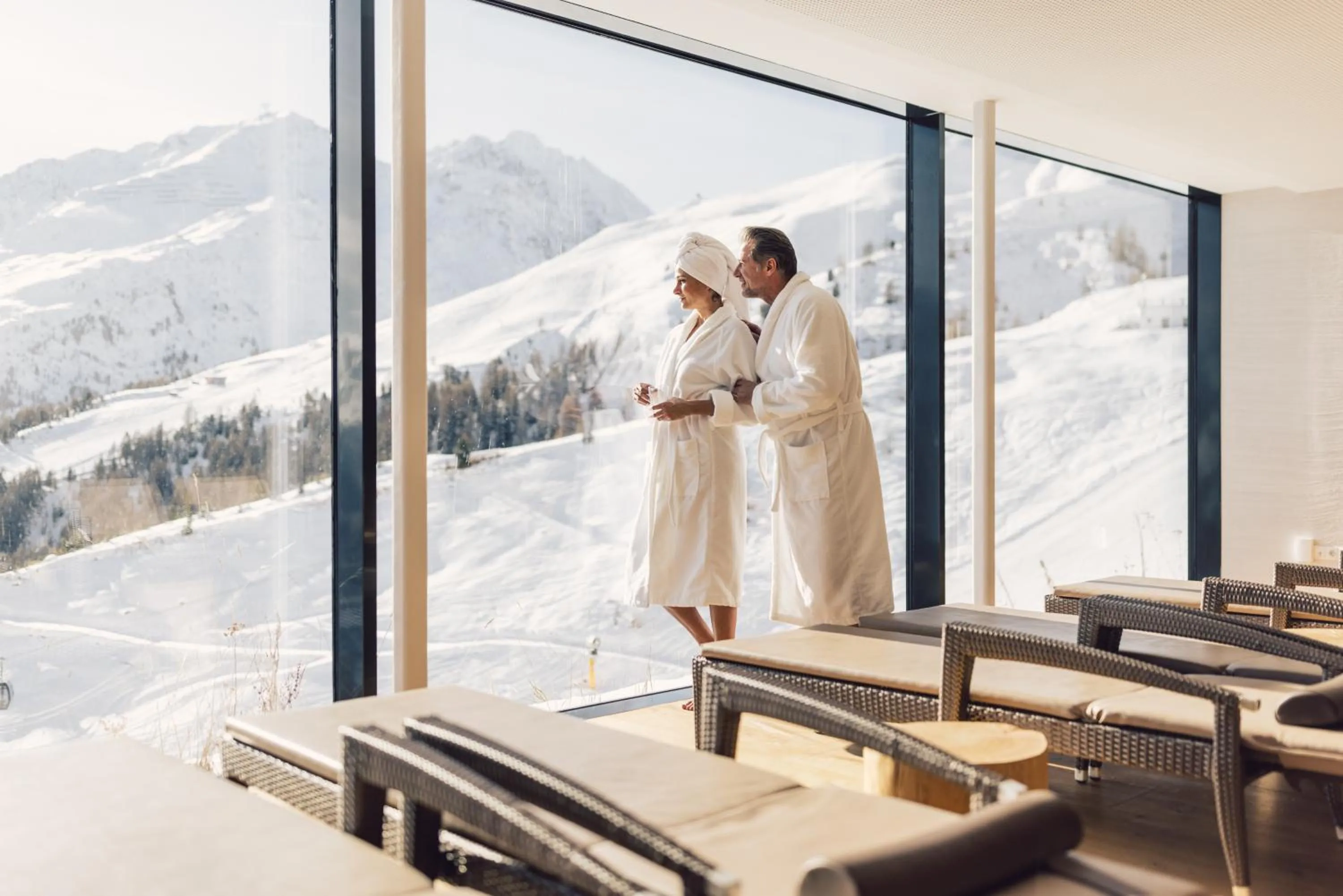 Spa and wellness centre/facilities in Hotel Schöne Aussicht