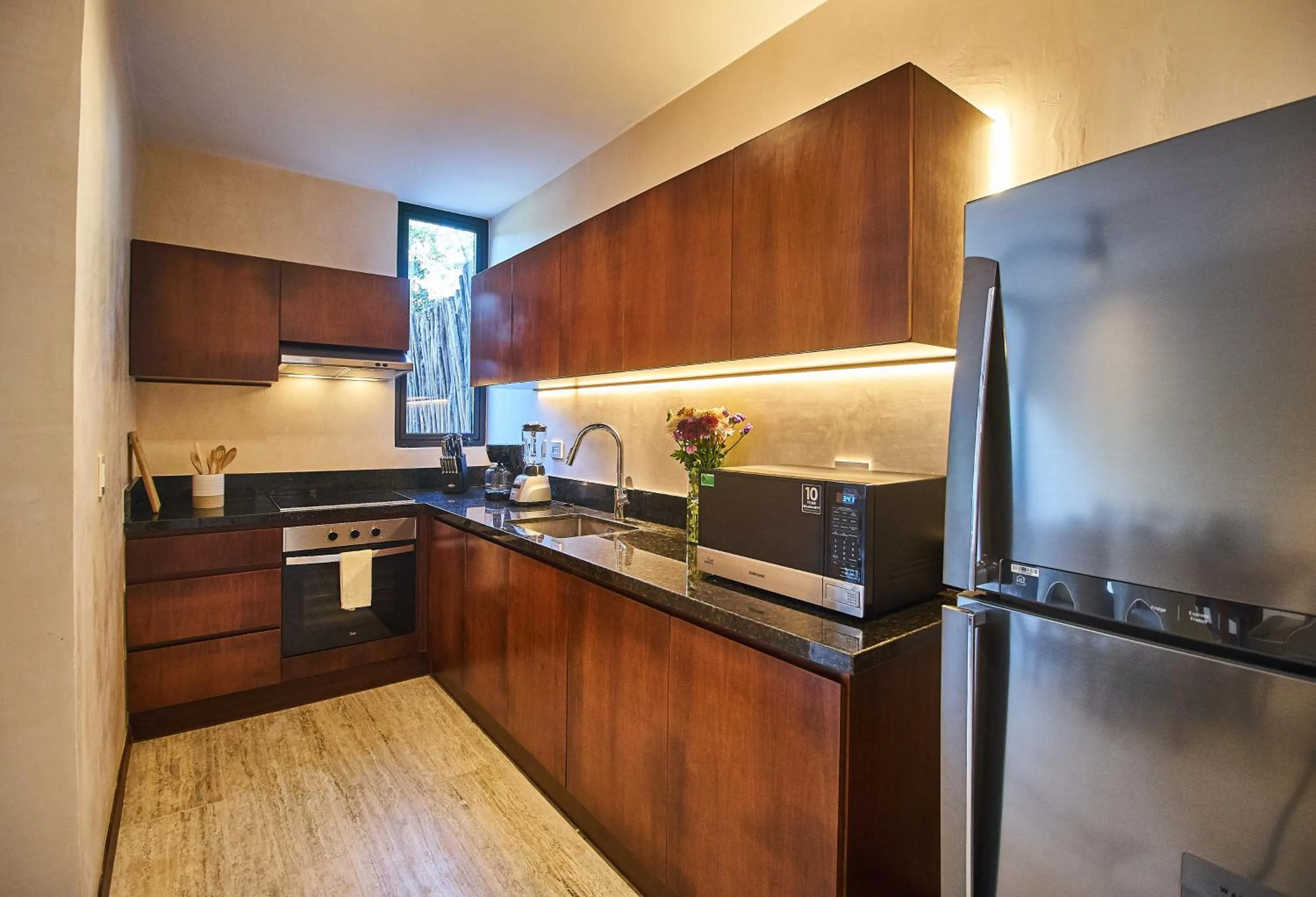 Kitchen or kitchenette in Don Quijote - Private pool & Beach club access