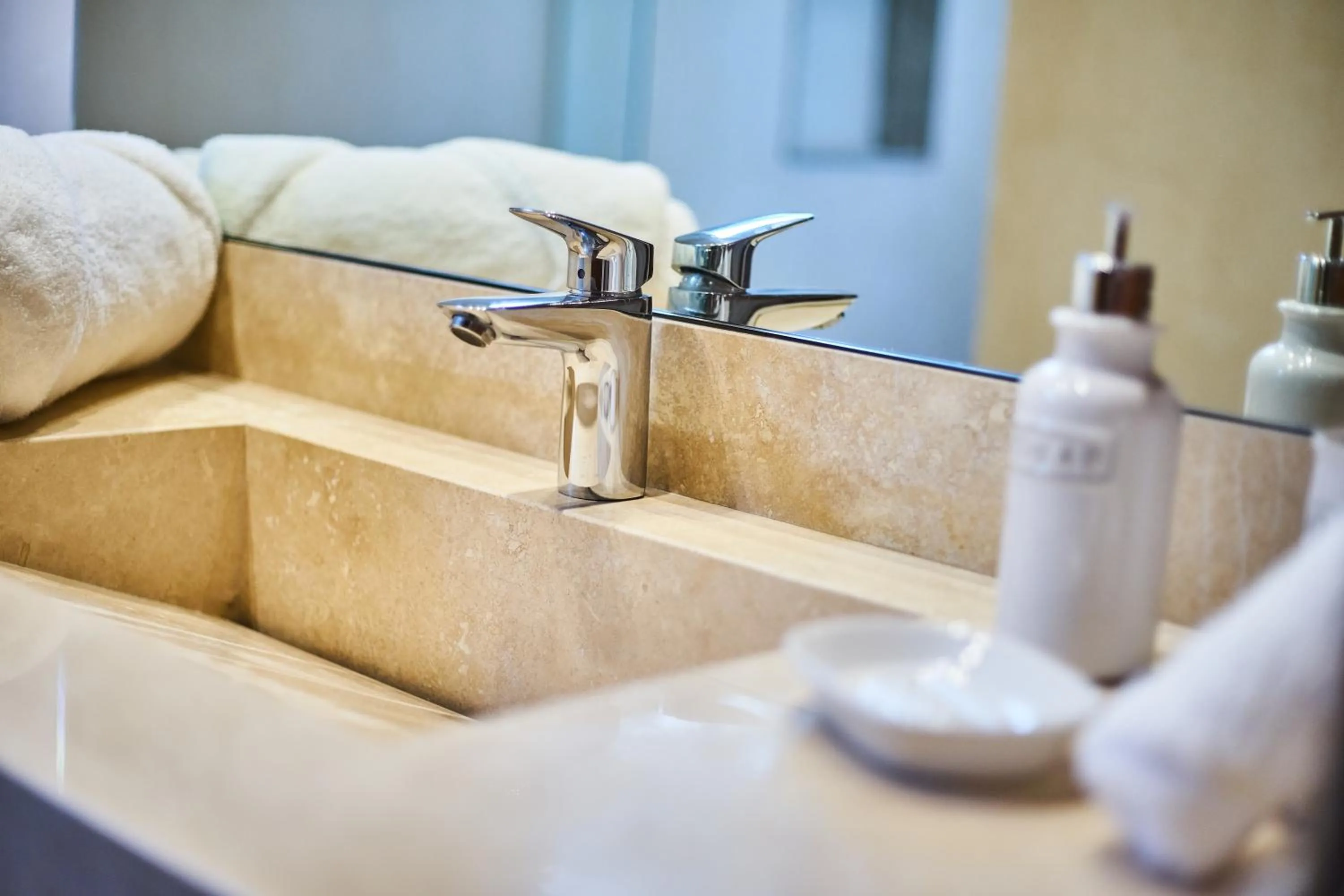 Bathroom in Don Quijote - Private pool & Beach club access