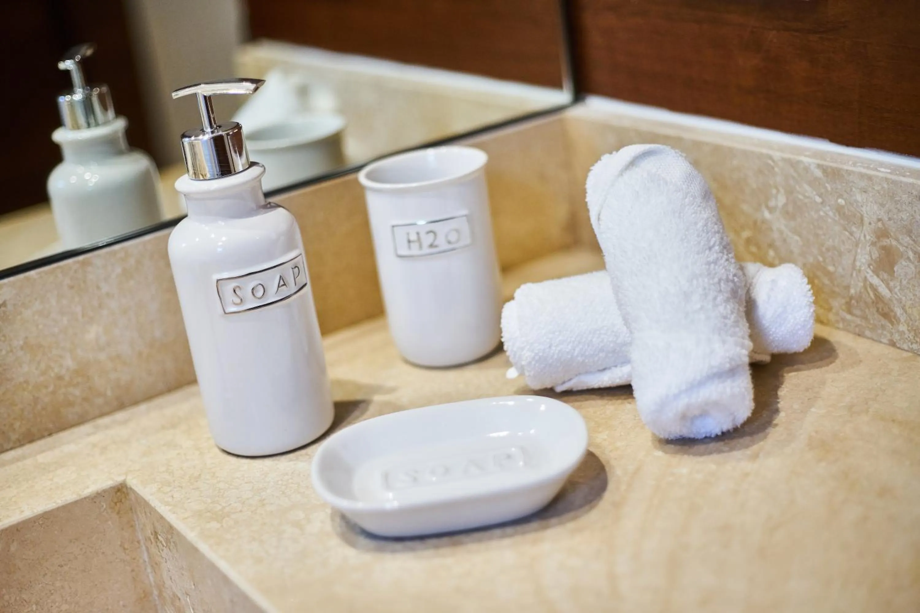 Bathroom in Don Quijote - Private pool & Beach club access