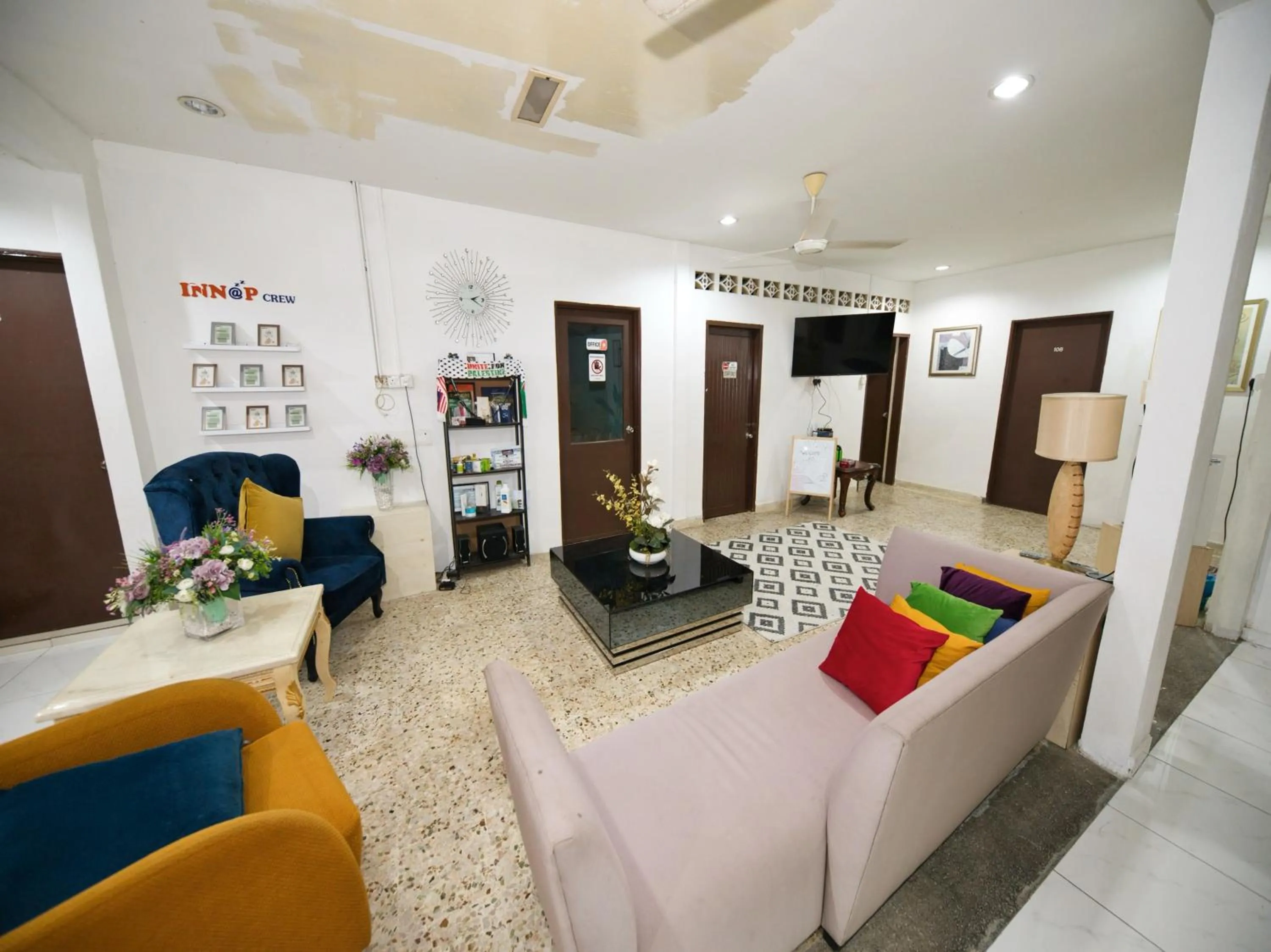 Living room in Hotel O Innap Kota Bharu