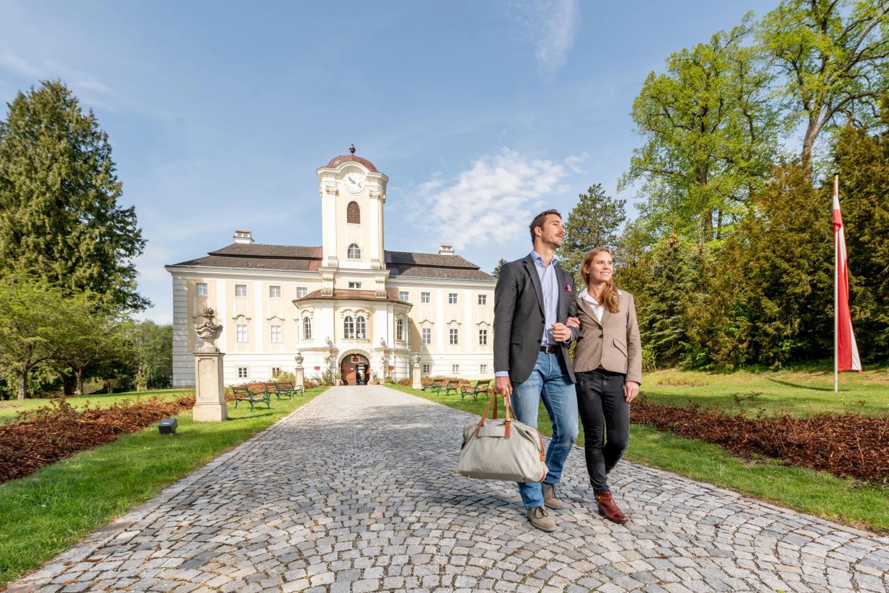 Property building in Schlosshotel Rosenau Superior