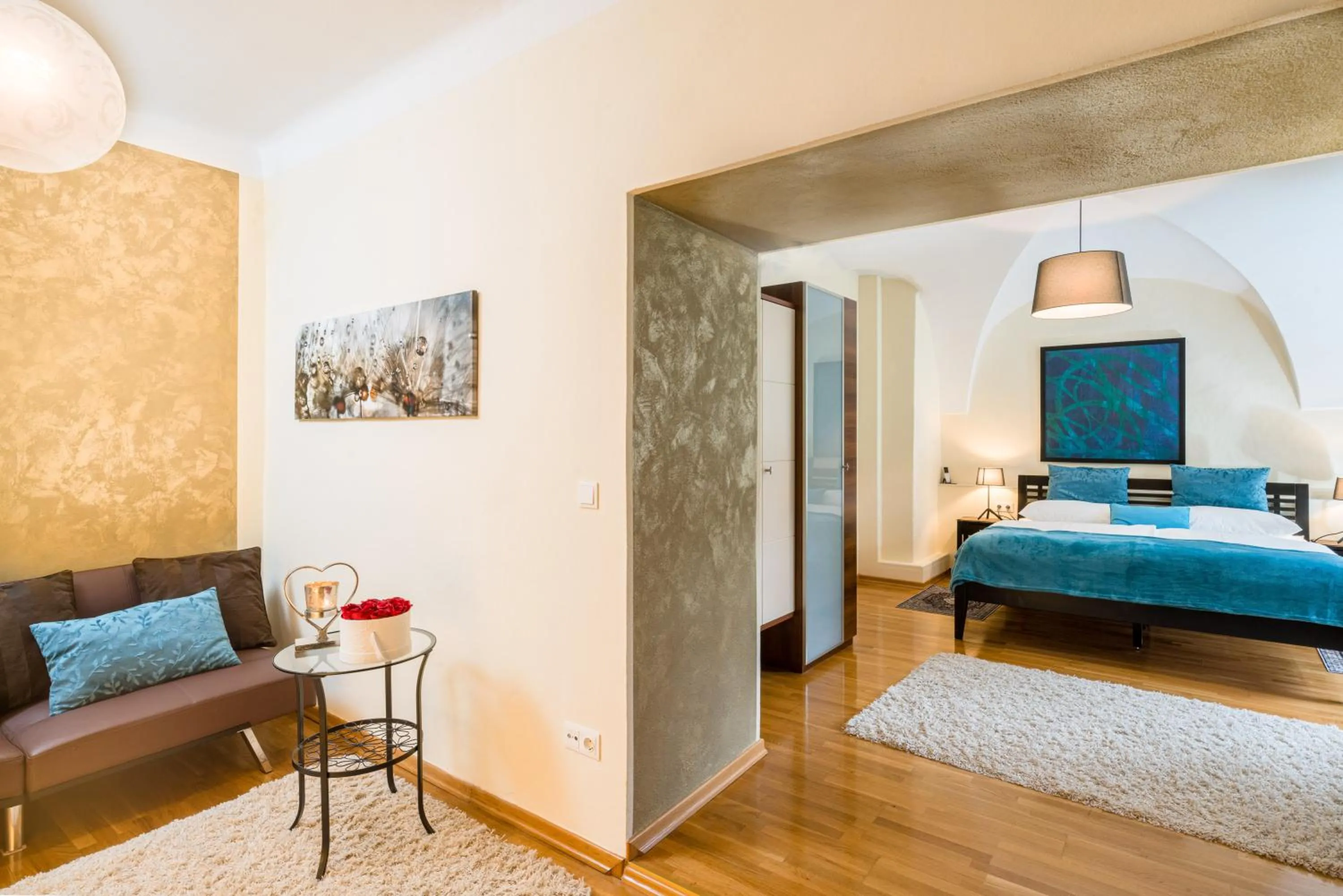 Bed in Schlosshotel Rosenau Superior