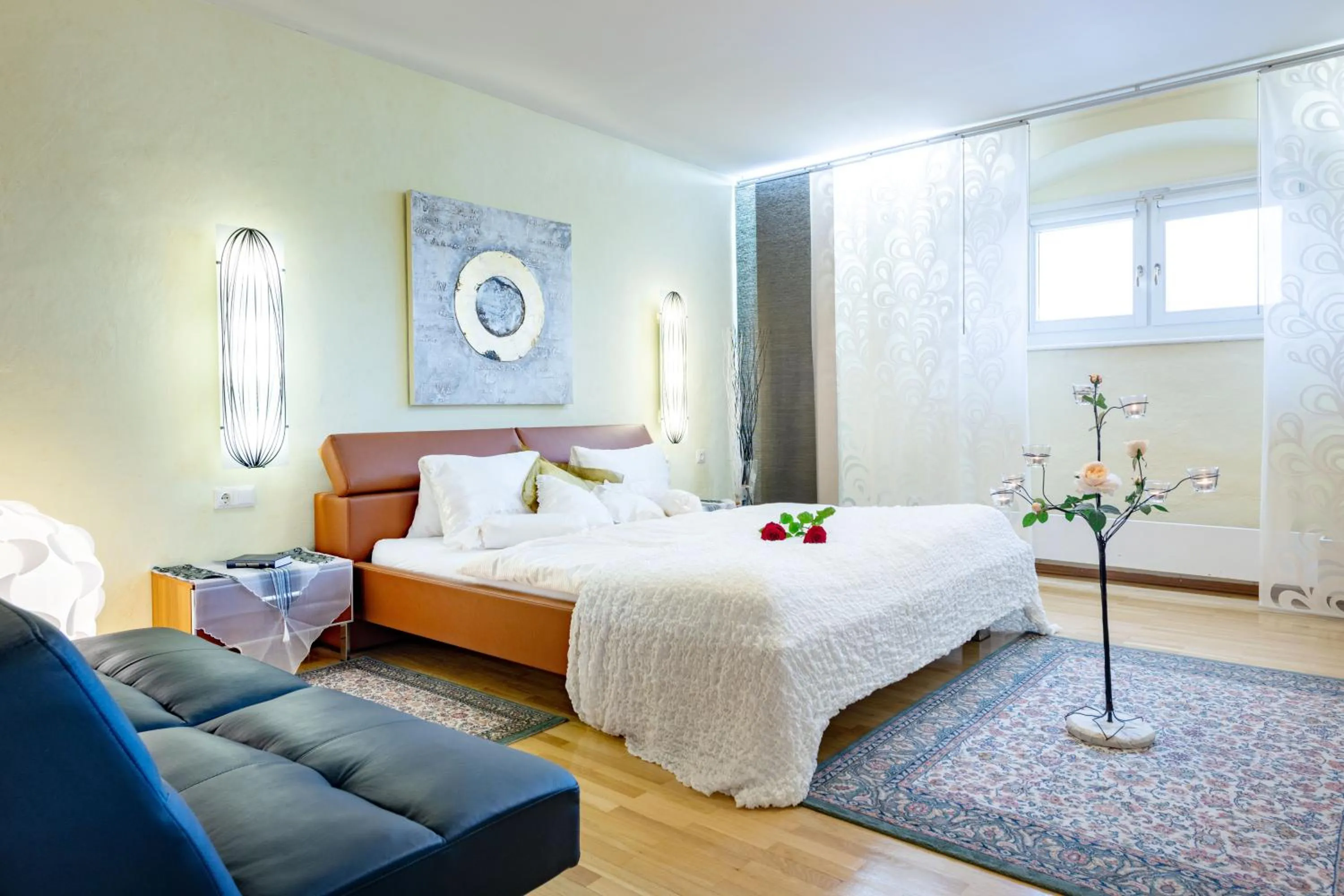 Bed in Schlosshotel Rosenau Superior