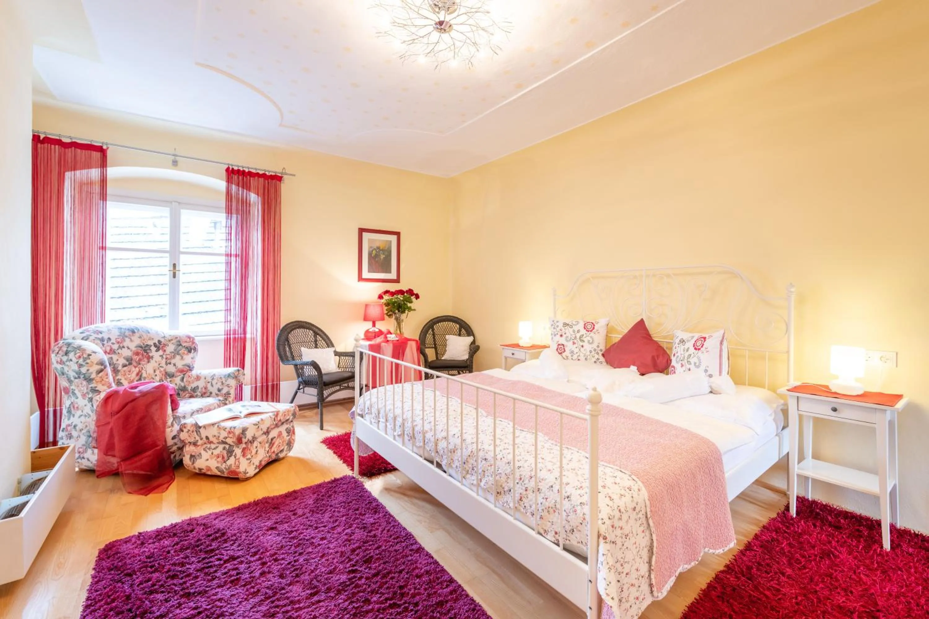 Bed in Schlosshotel Rosenau Superior