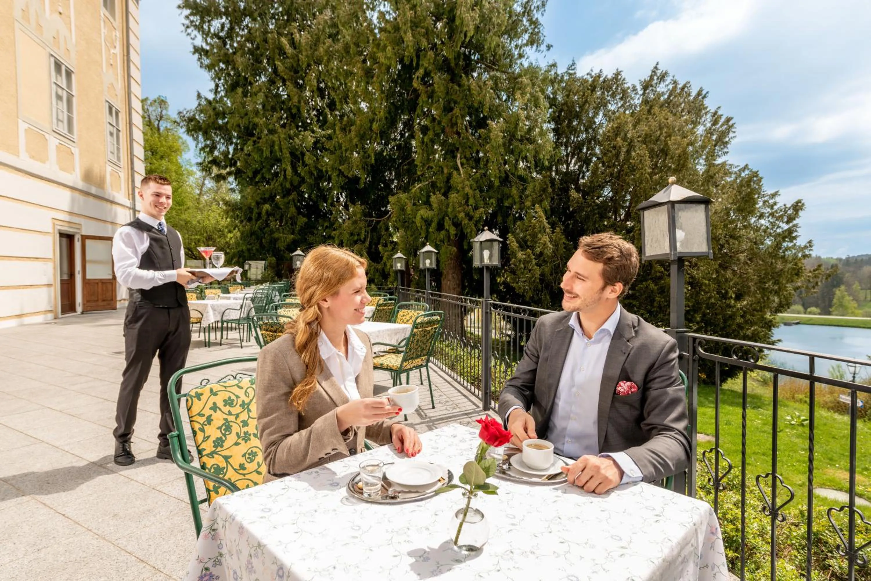 Natural landscape in Schlosshotel Rosenau Superior