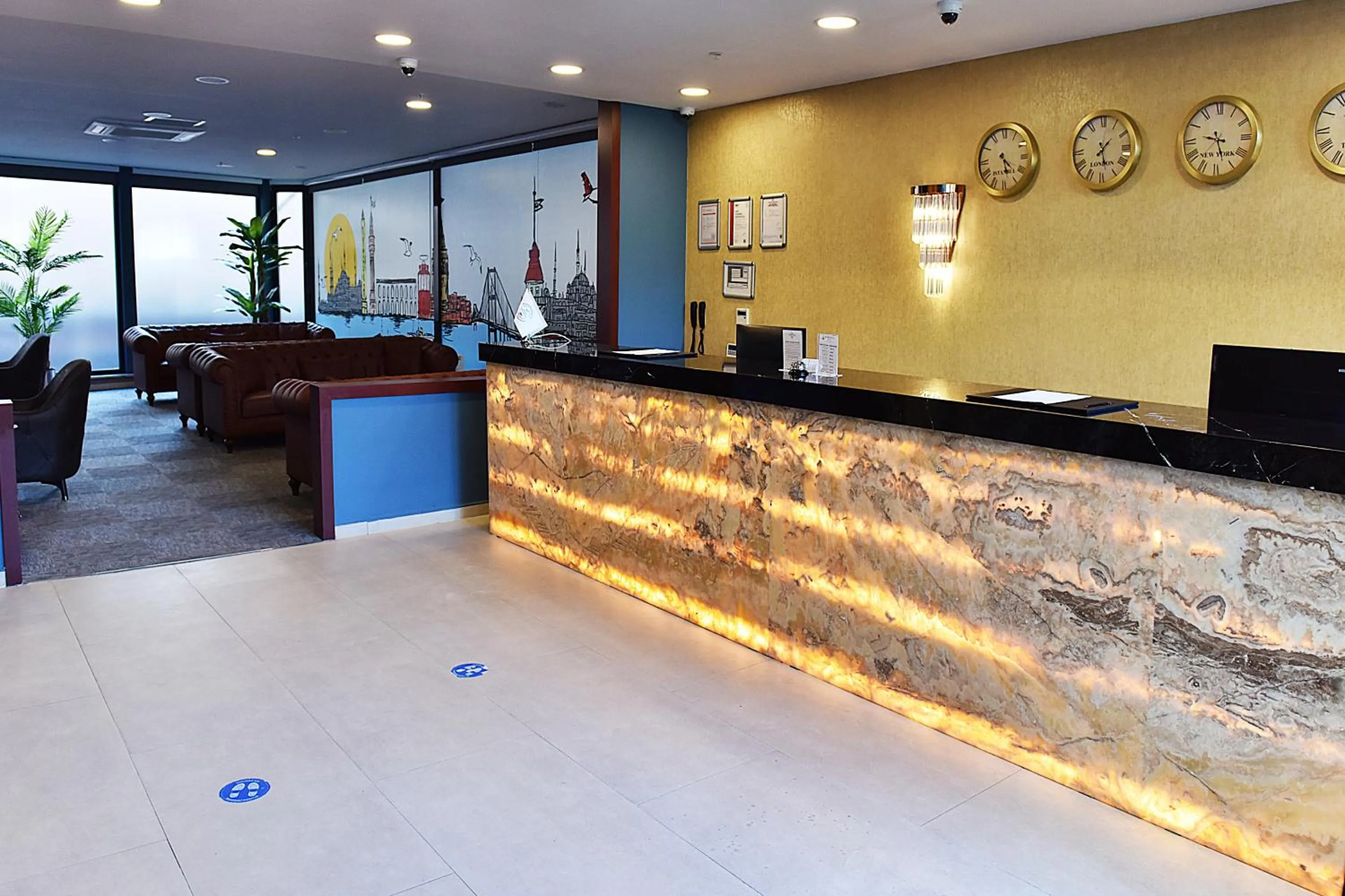 Lobby or reception in Kerthill Hotel