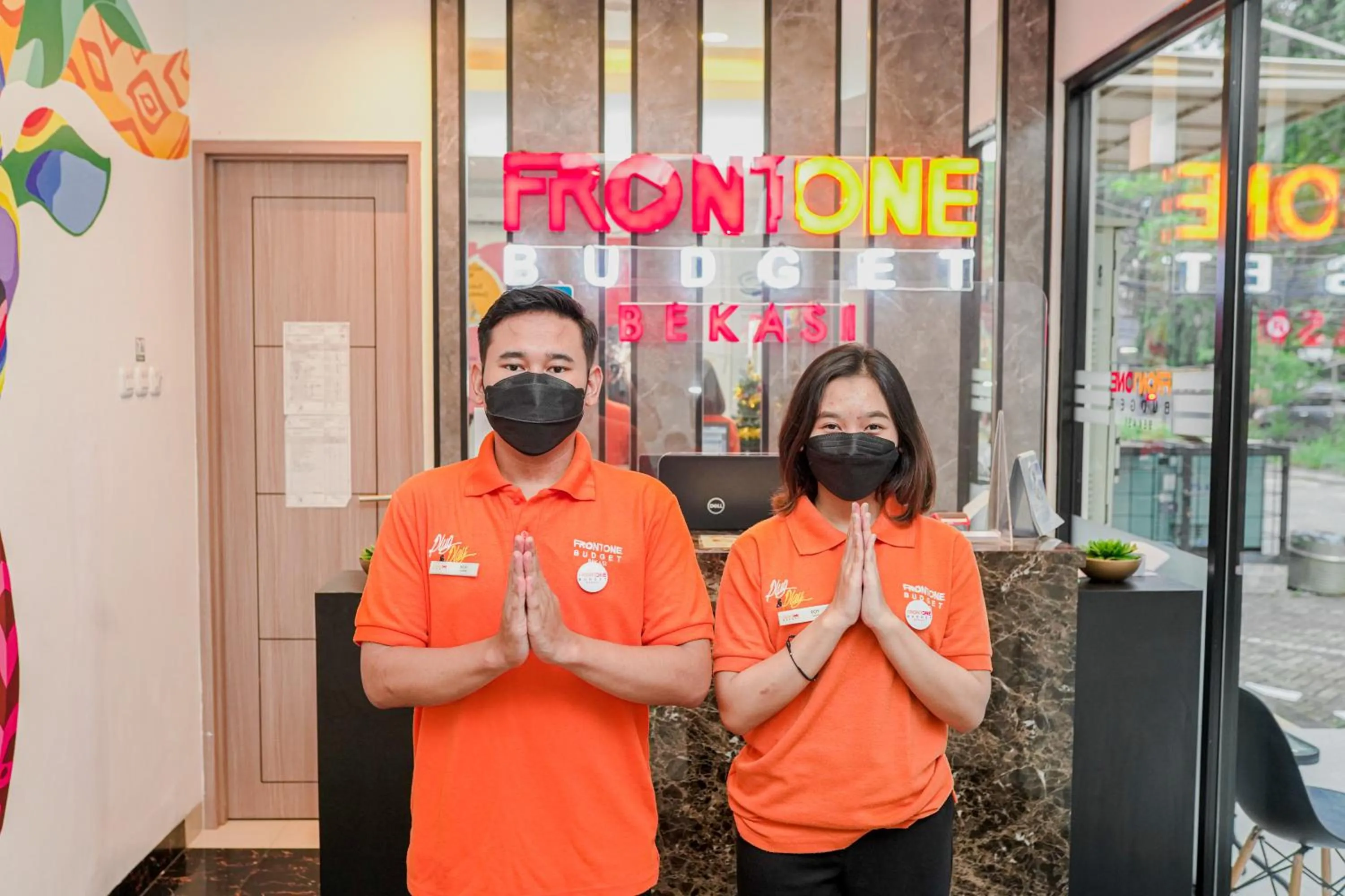 Lobby or reception in Front One Budget bekasi