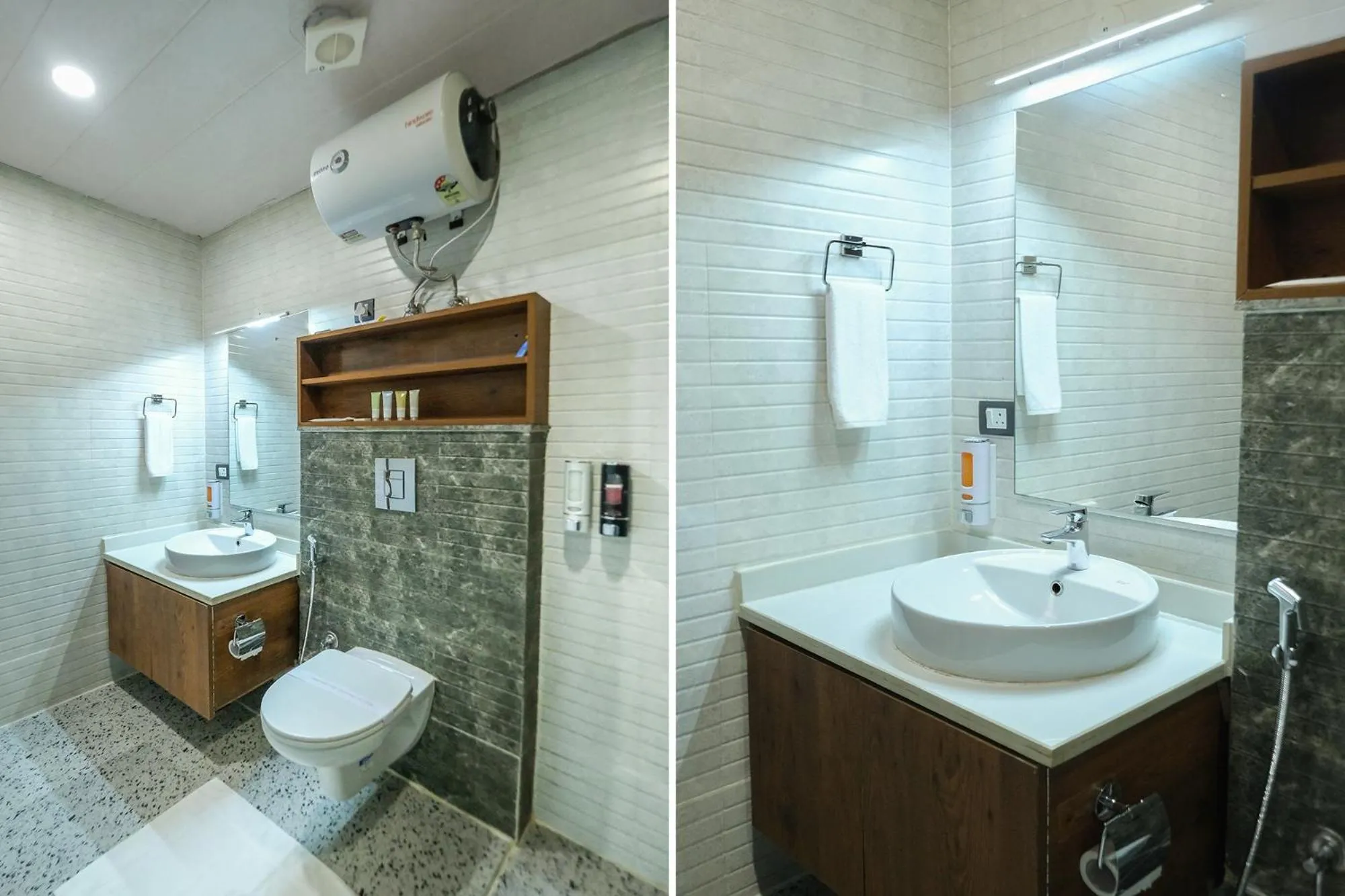 Bathroom in Hotel Golf Inn - Business-Friendly Stay near Golf Course Road, Cyberhub & Metro