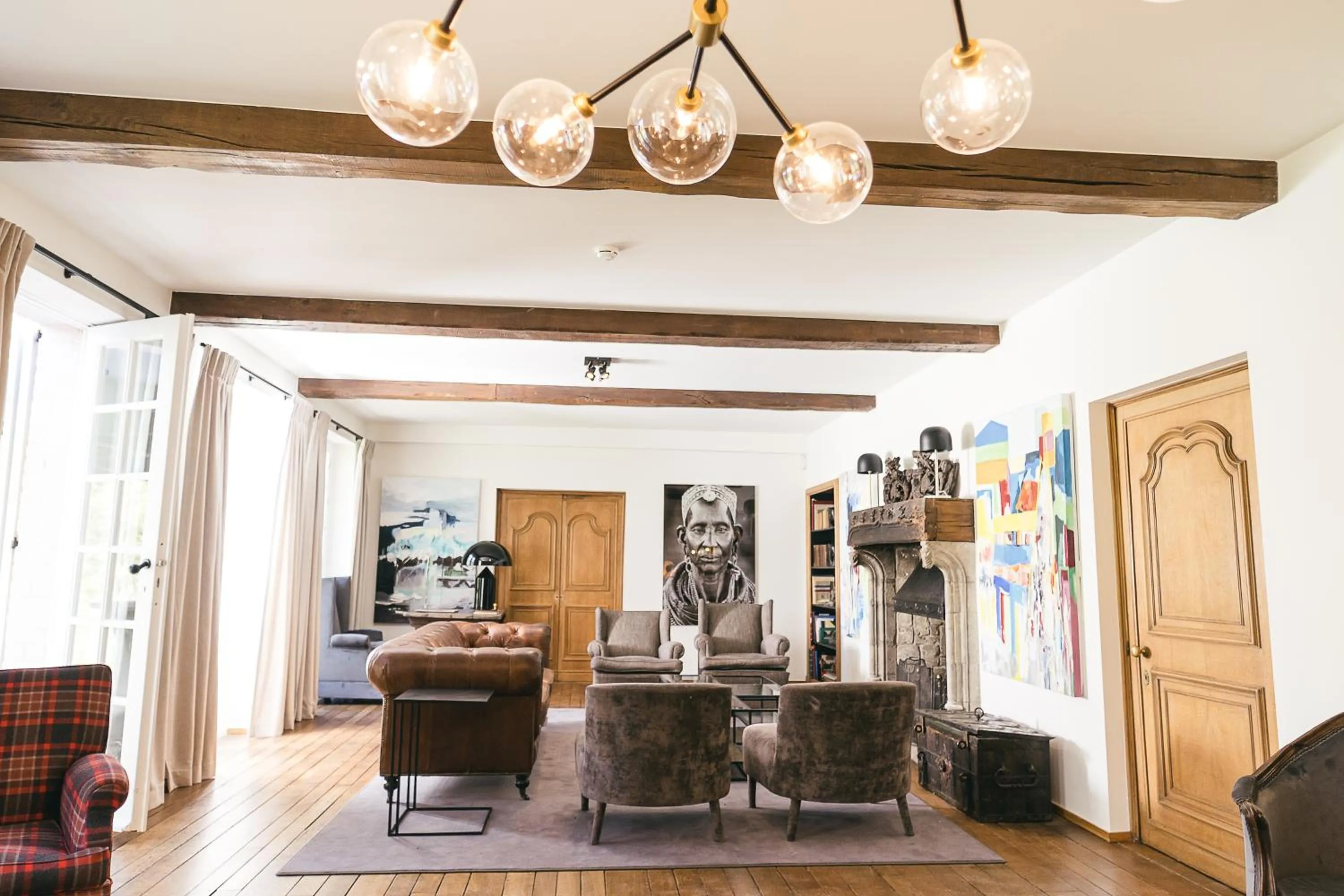 Living room in Villa Monceau Louvain la neuve
