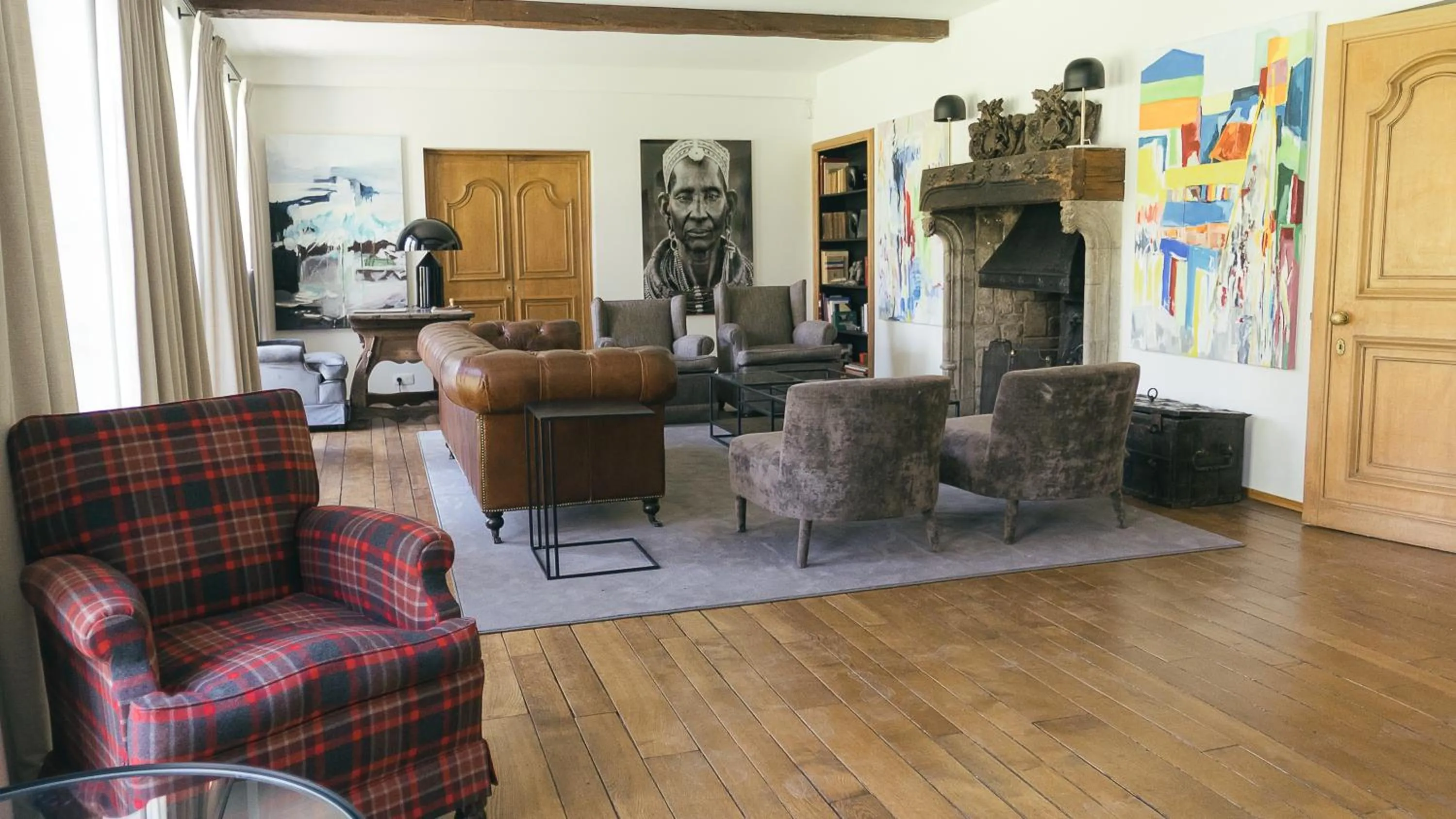 Living room in Villa Monceau Louvain la neuve