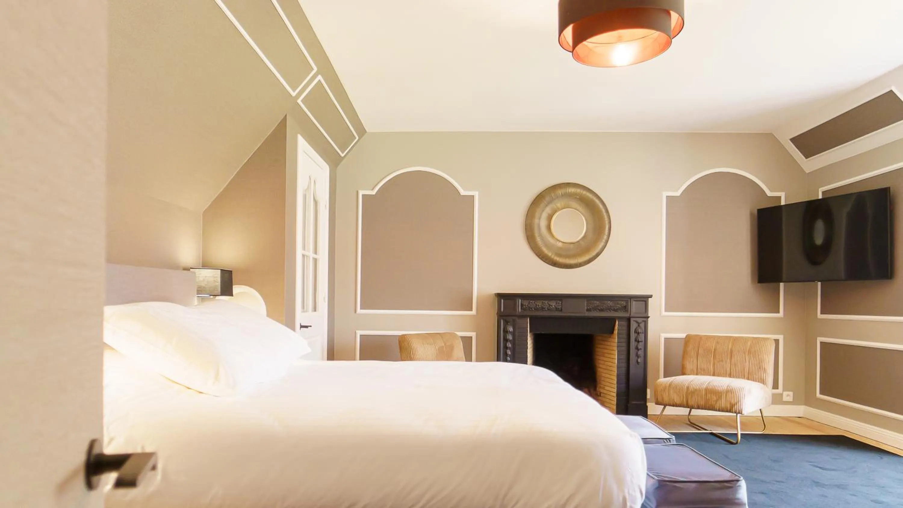 Photo of the whole room, Bed in Villa Monceau Louvain la neuve