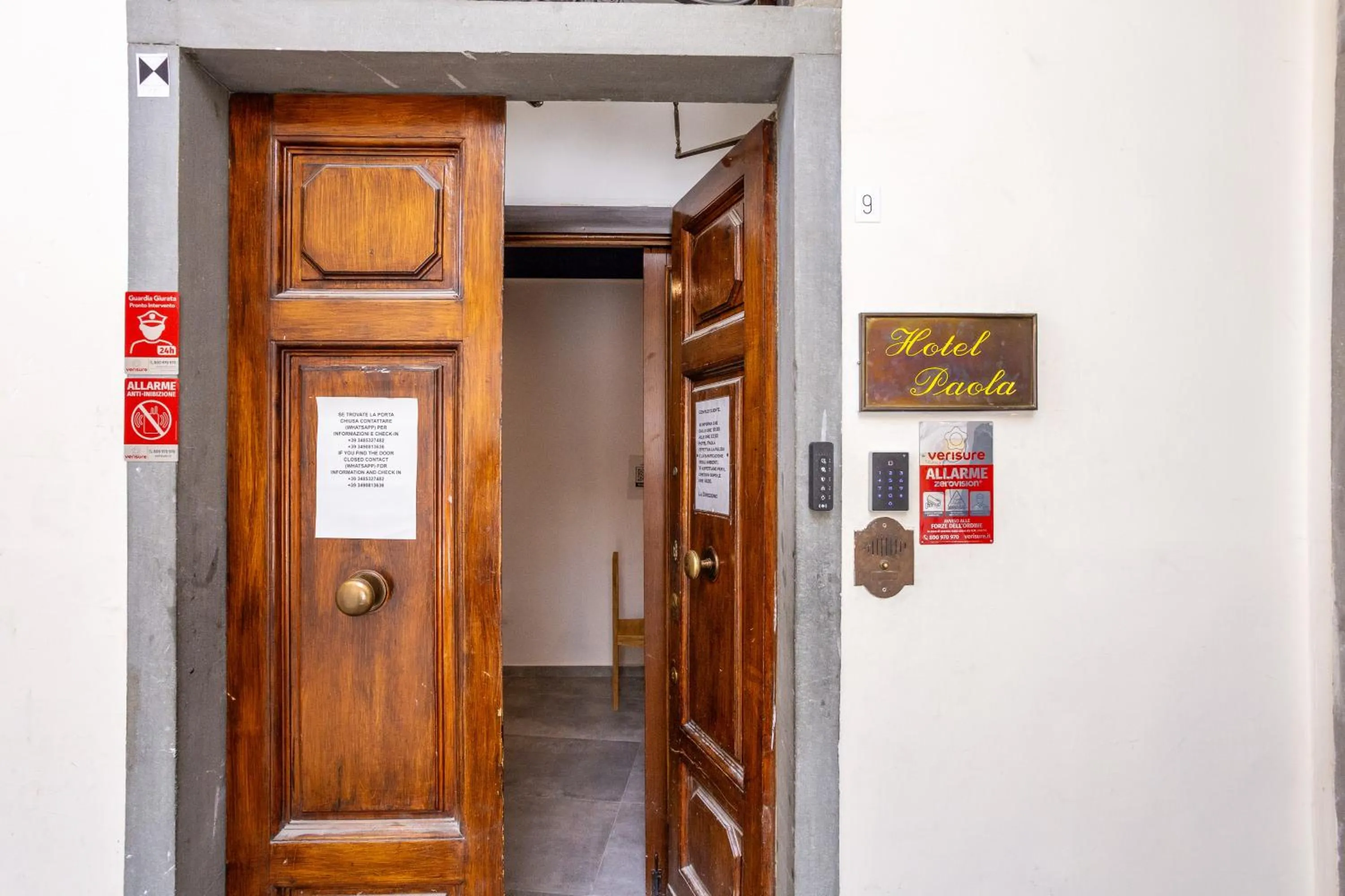 Property building in Hotel Paola