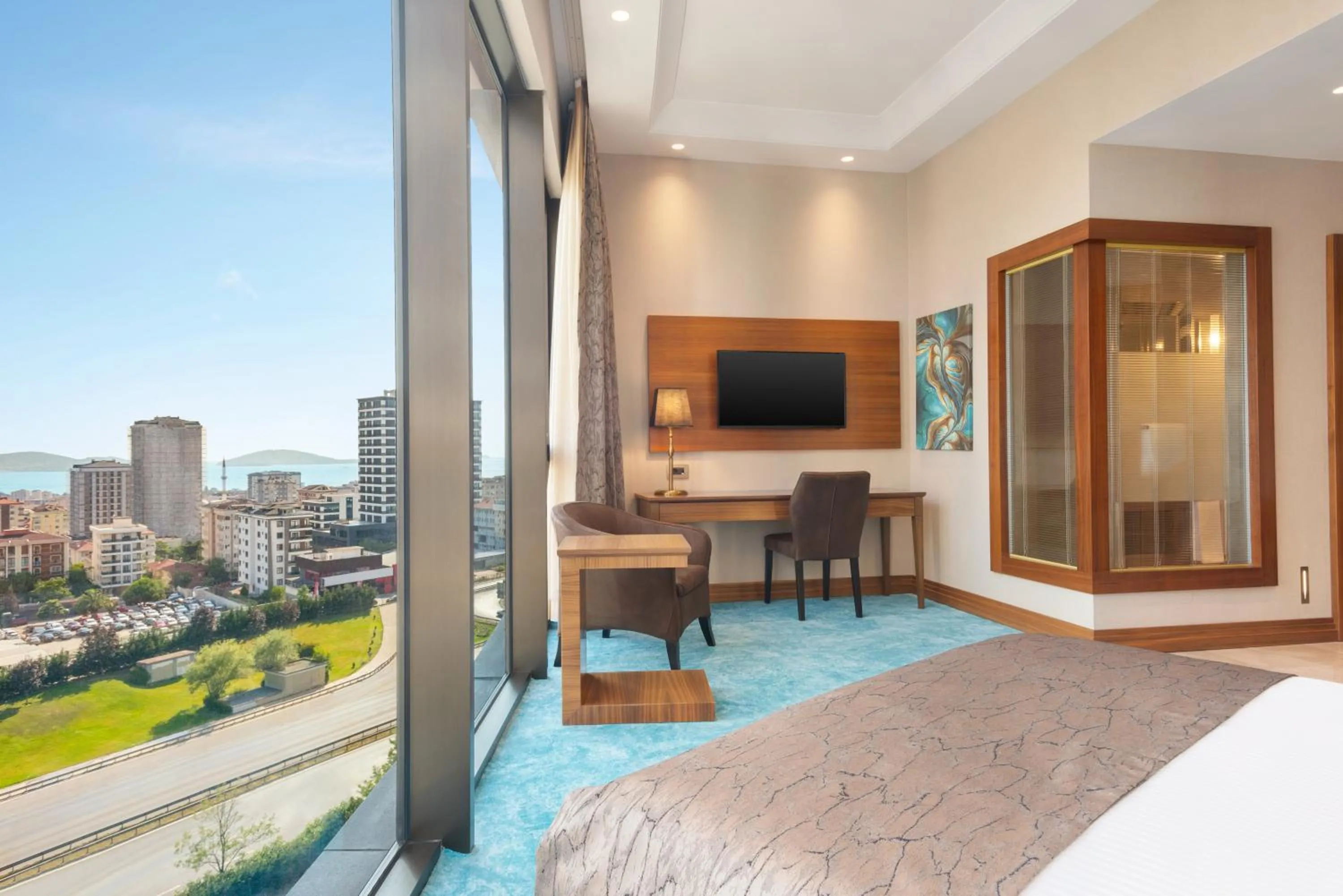 TV and multimedia, Bed in Days Hotel by Wyndham Istanbul Maltepe