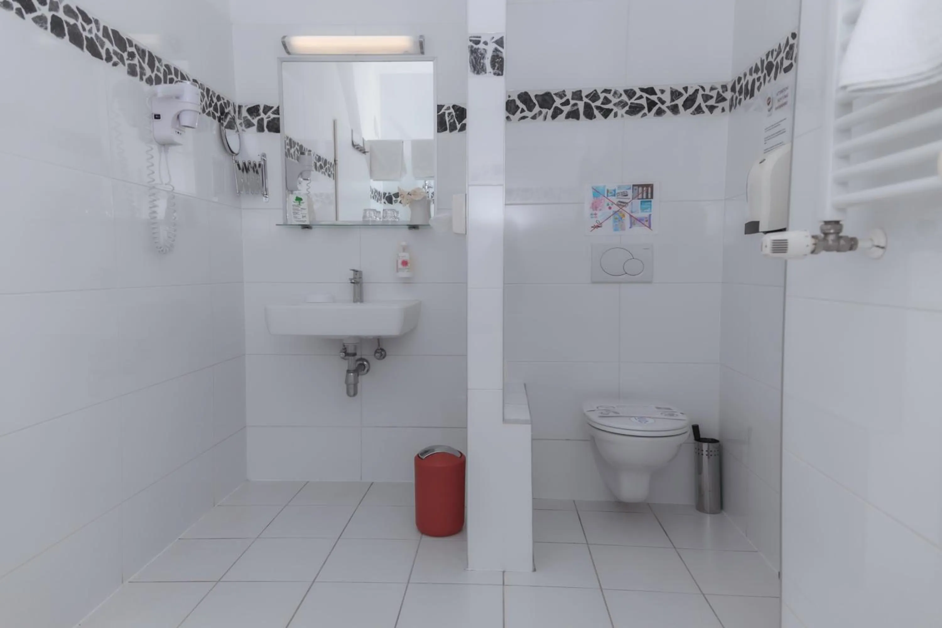 Toilet in Pension a und a