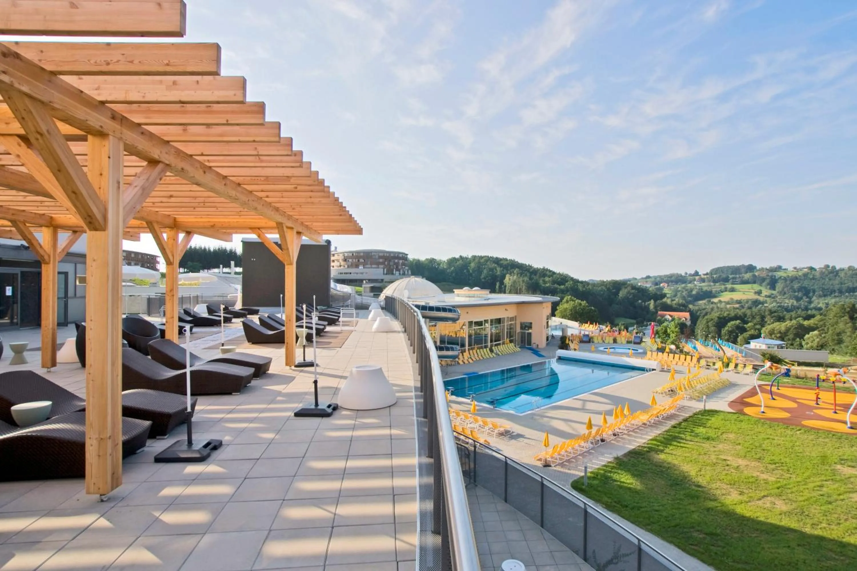 Swimming pool in Thermenhotel PuchasPLUS Stegersbach