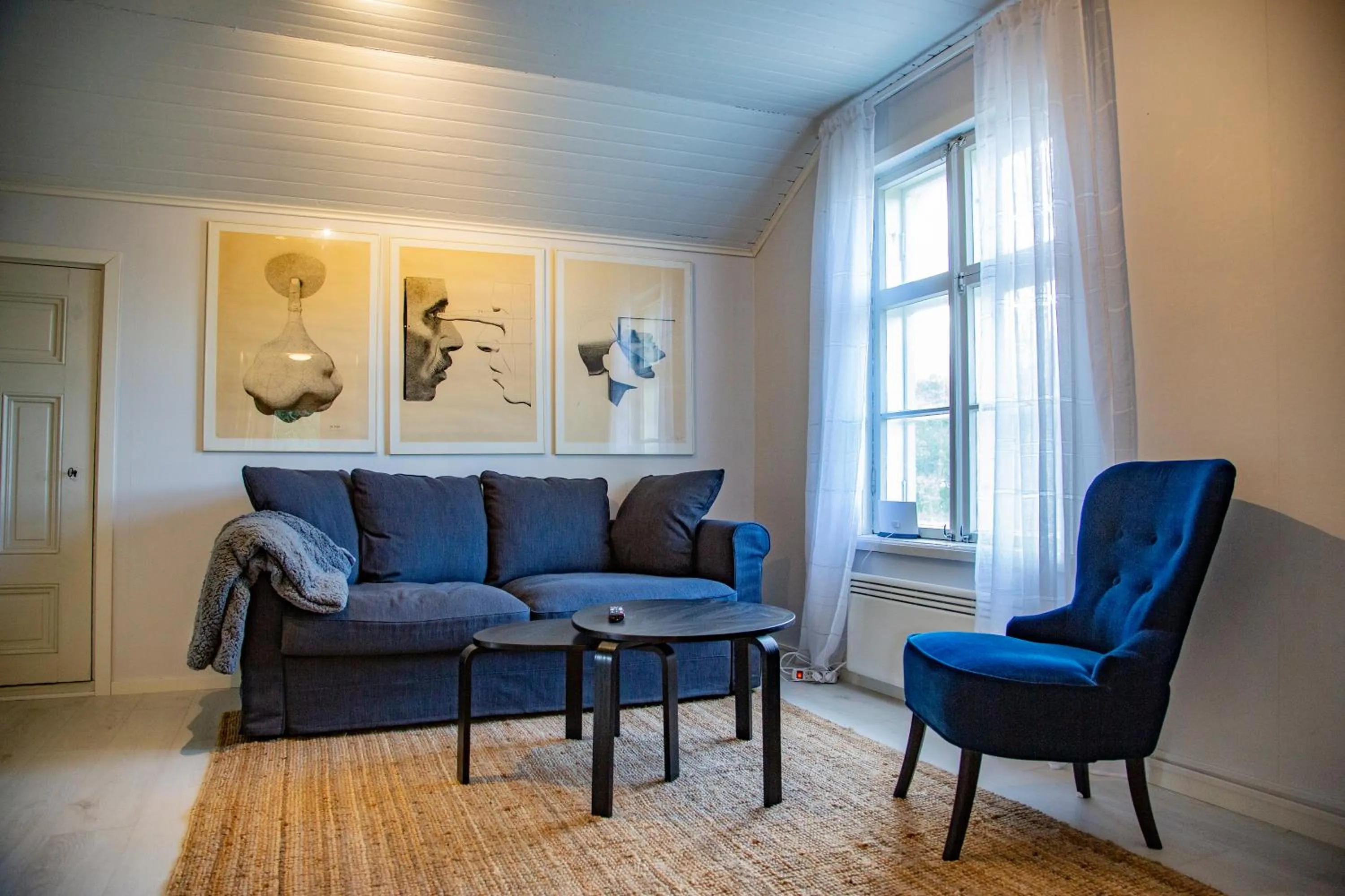 Living room in Billnäsin ruukki