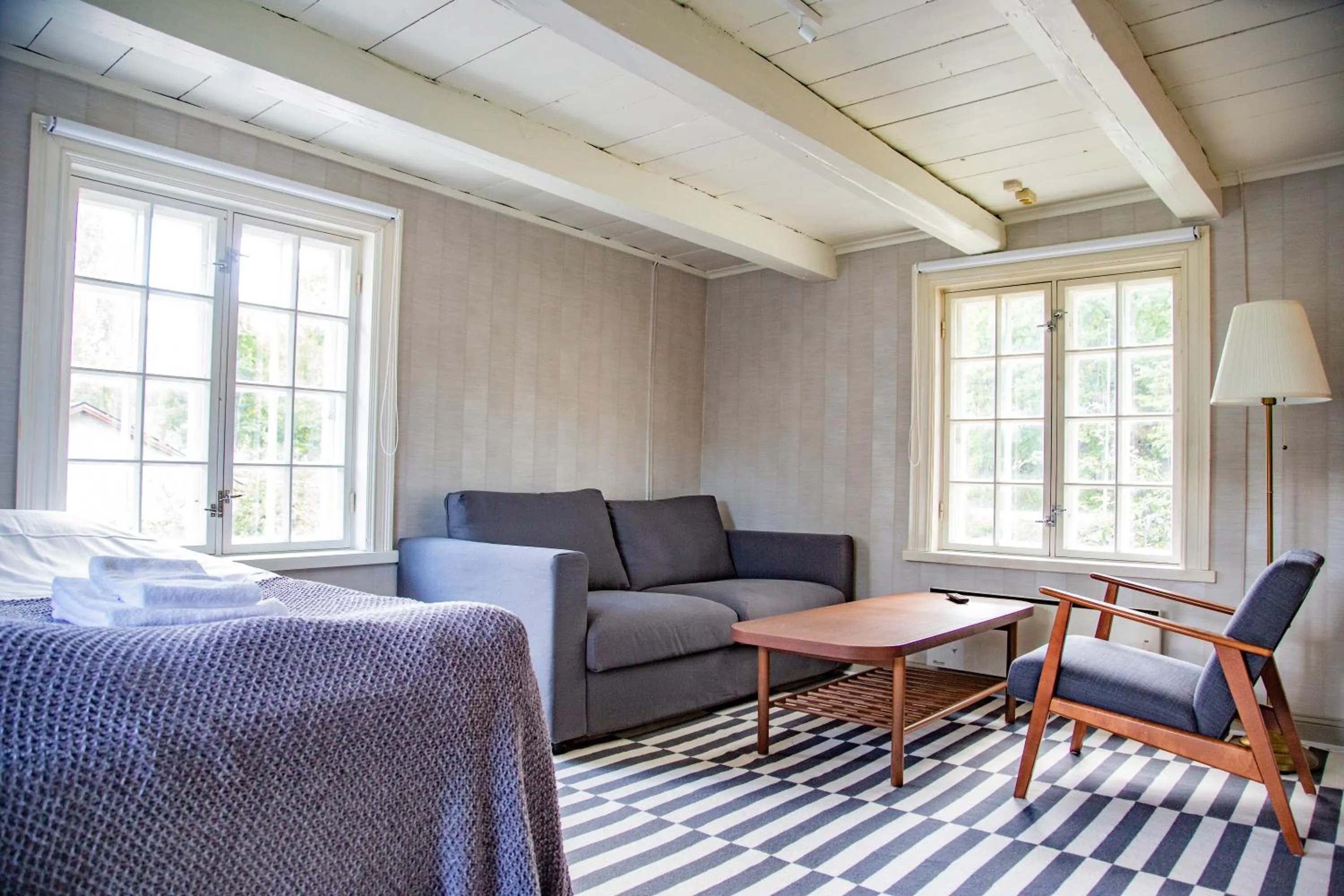 Seating area in Billnäsin ruukki