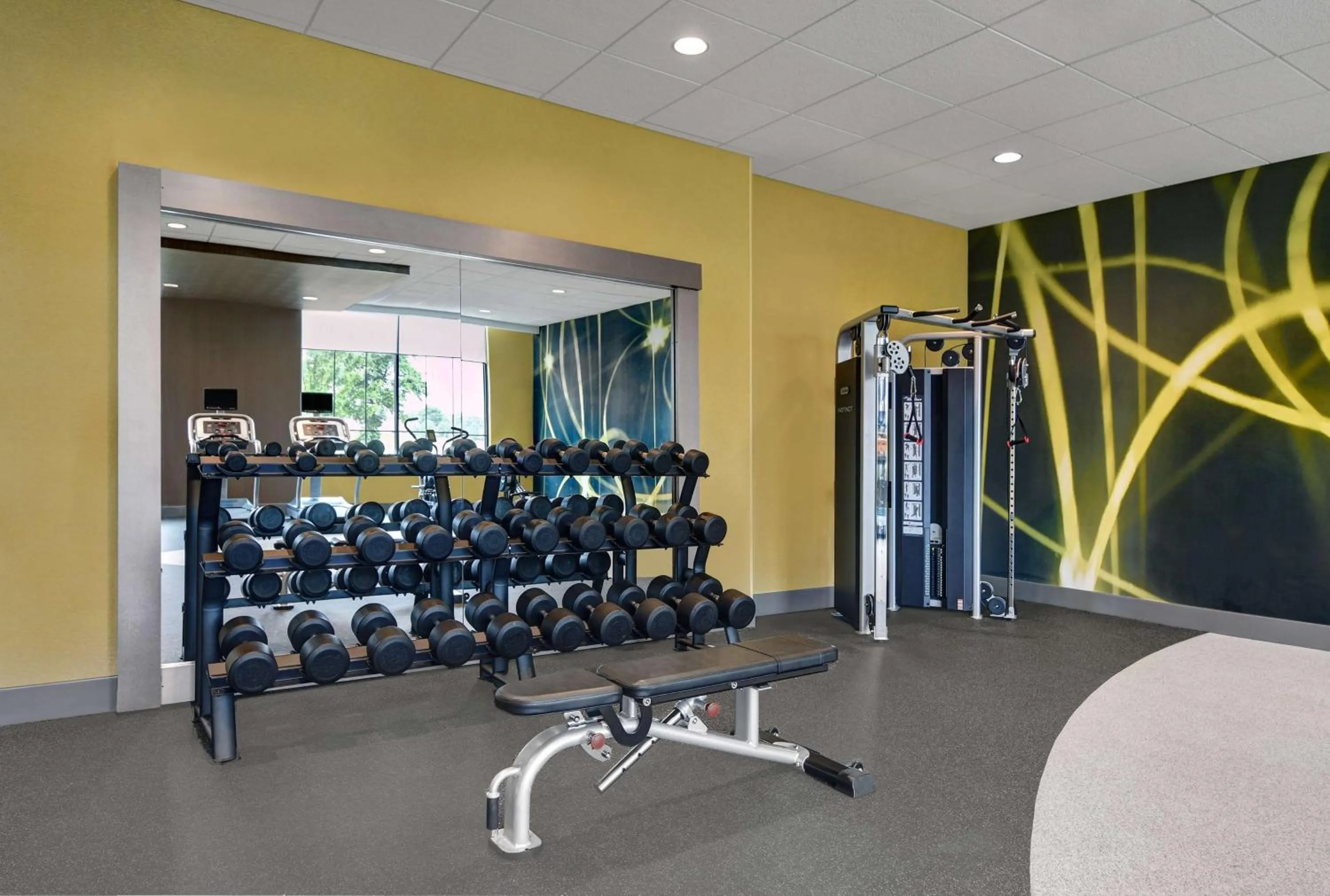 Fitness centre/facilities in Hilton Garden Inn Madison Huntsville Airport