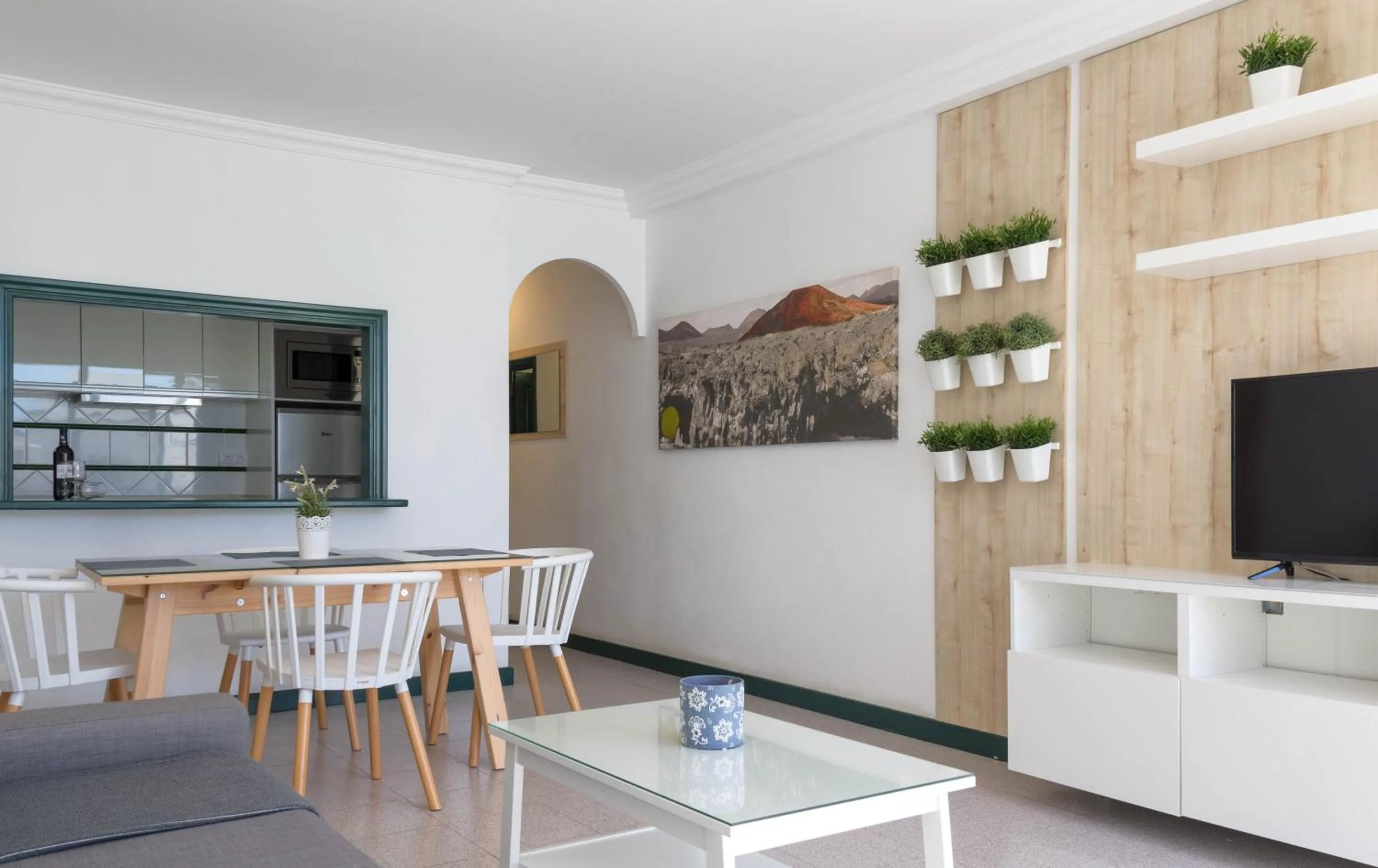Living room in Apartamentos La Tegala
