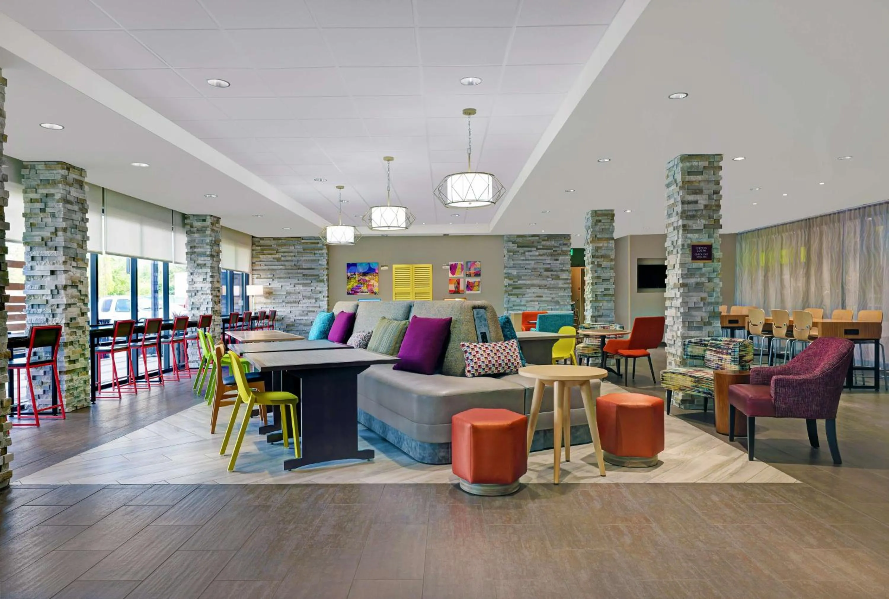 Lobby or reception in Home2 Suites By Hilton Salem