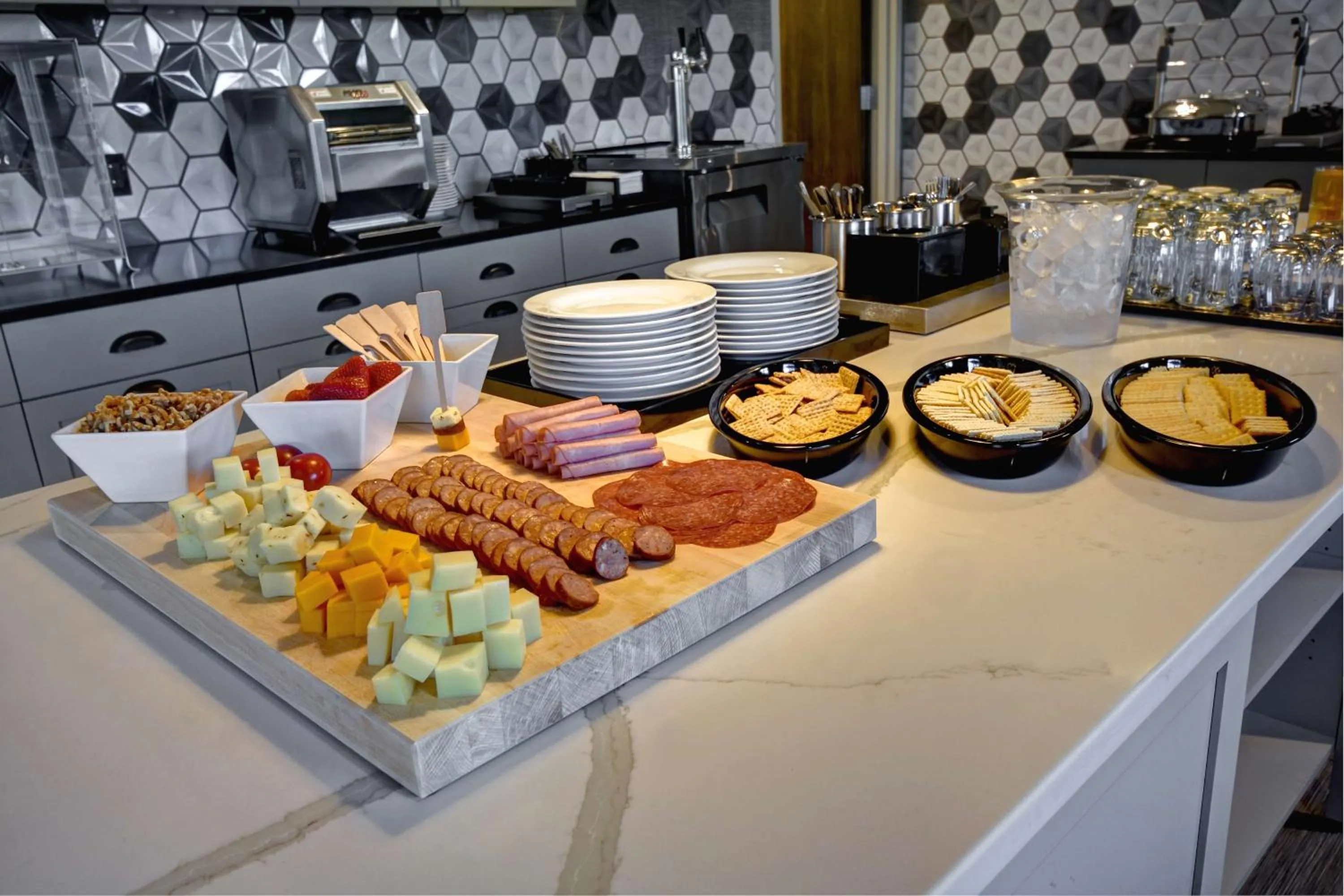 Breakfast in Homewood Suites by Hilton Tuscaloosa Downtown- Near Univ of Alabama