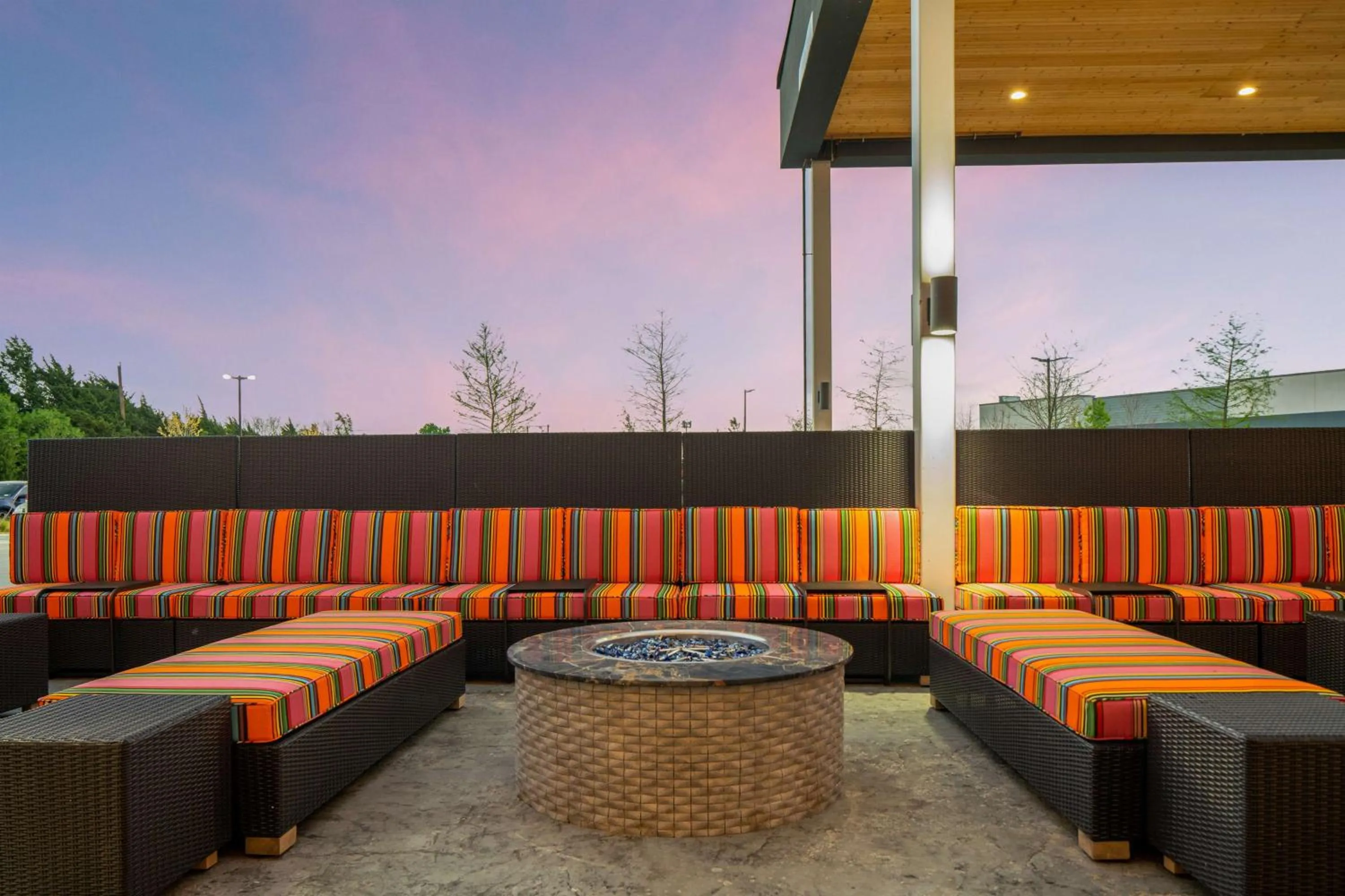 Patio in Home2 Suites By Hilton Rowlett Rockwall Marina