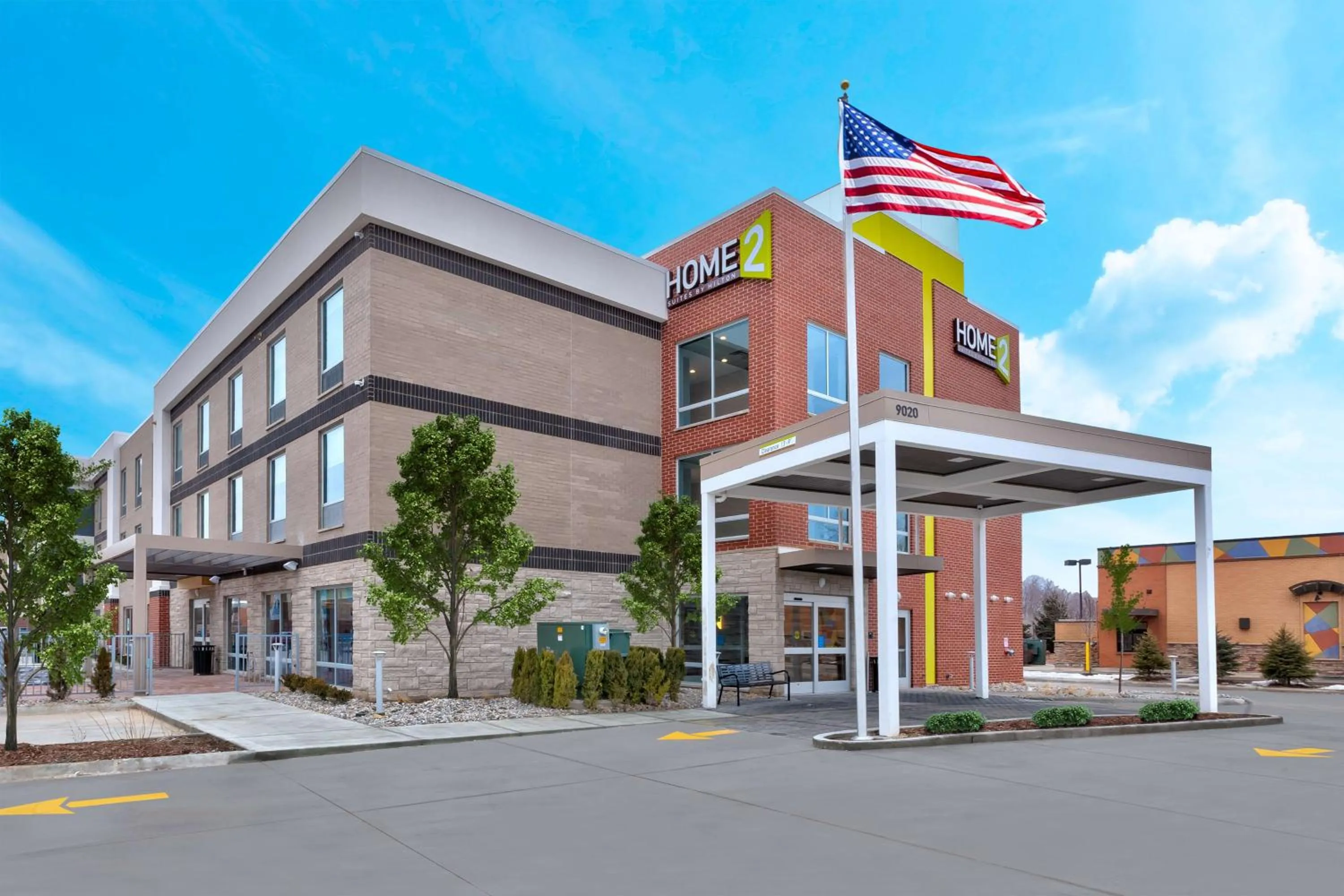 Property building in Home2 Suites By Hilton Grand Blanc Flint, Mi