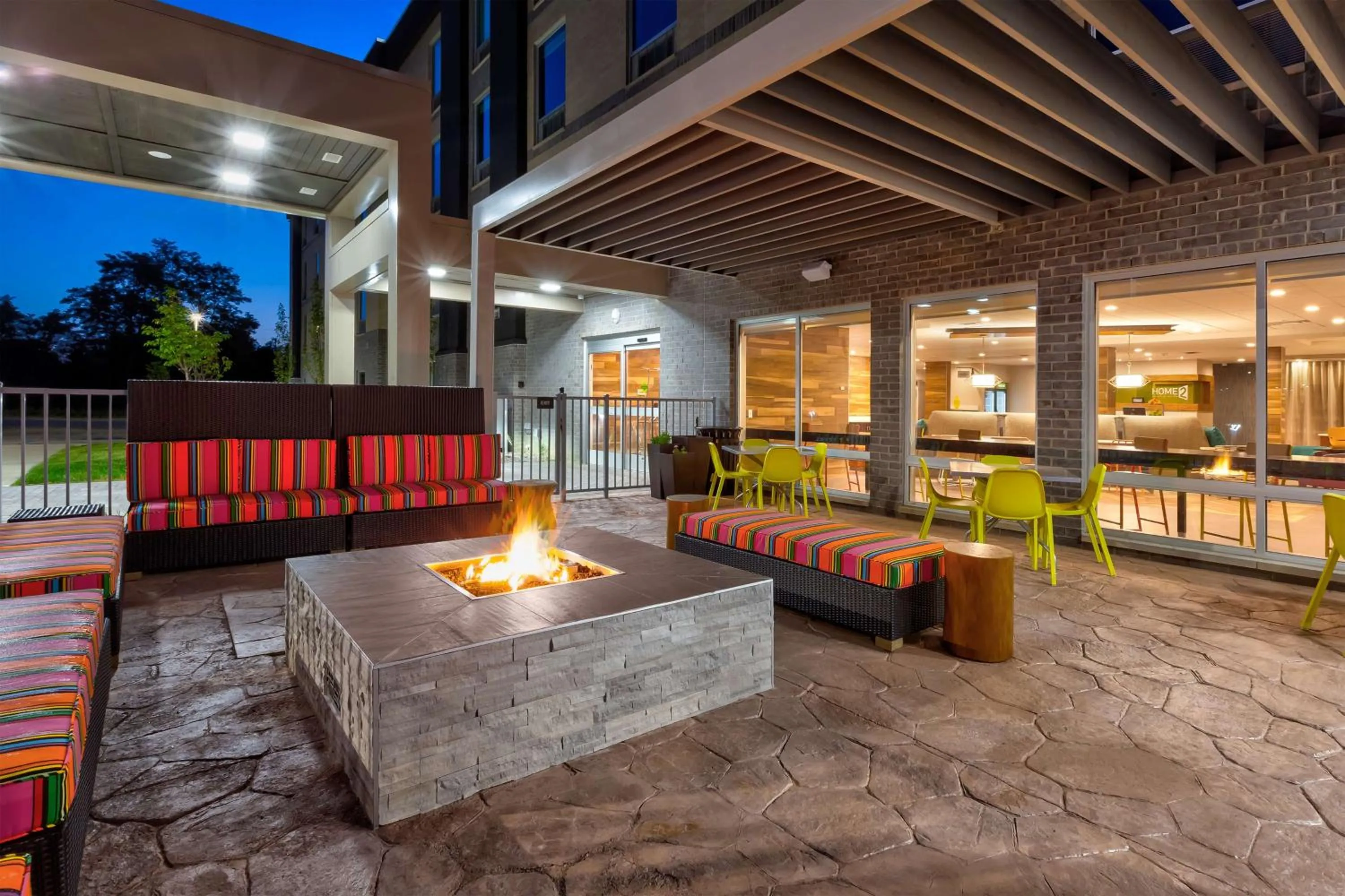 Patio in Home2 Suites By Hilton Grand Blanc Flint, Mi