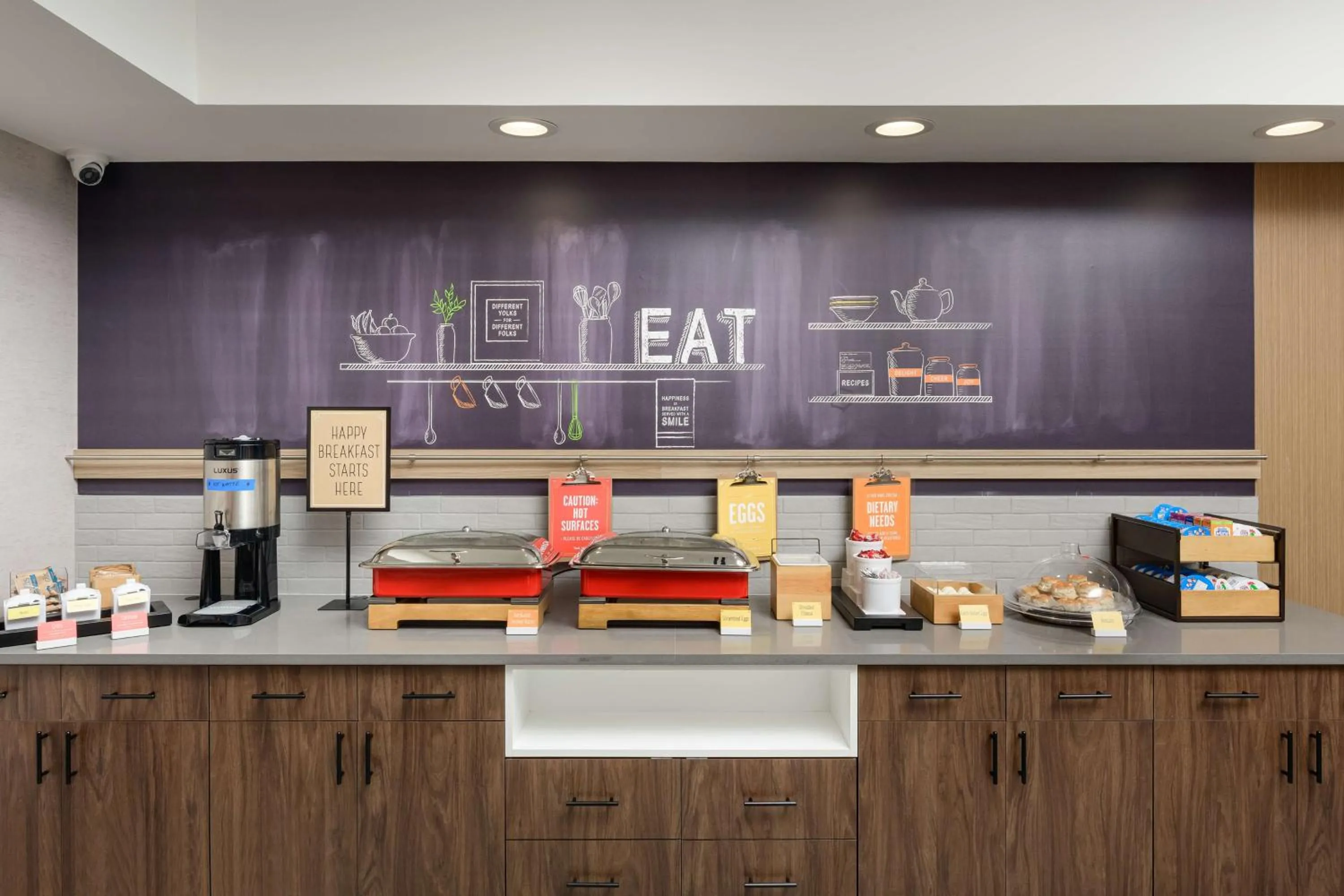 Breakfast in Hampton Inn Blue Ridge, GA